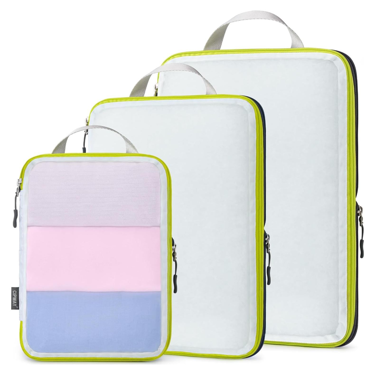 Cipway Cubos de Compresión de Malla 3 Pcs Blancos