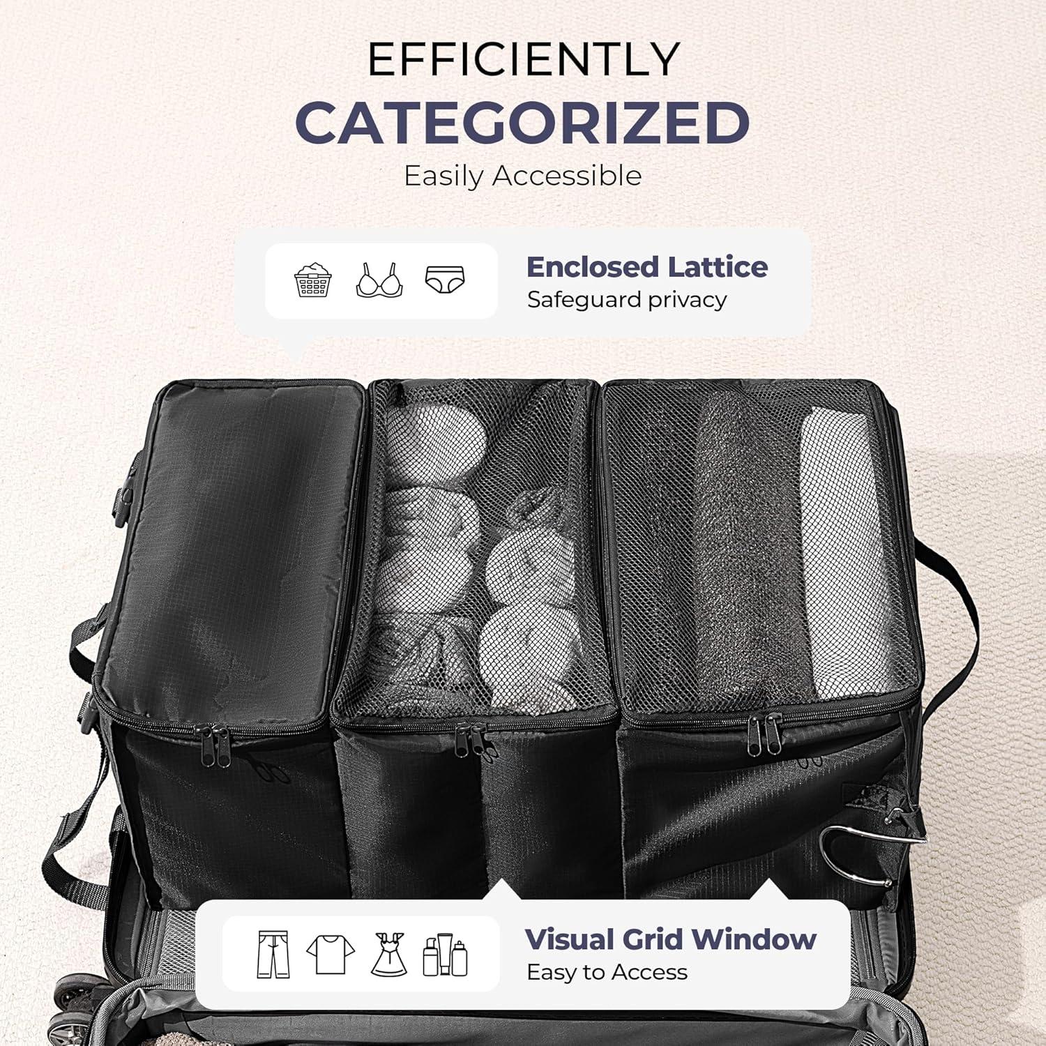 Cubos de Empaque Colgantes GRANNY SAYS XL Negro