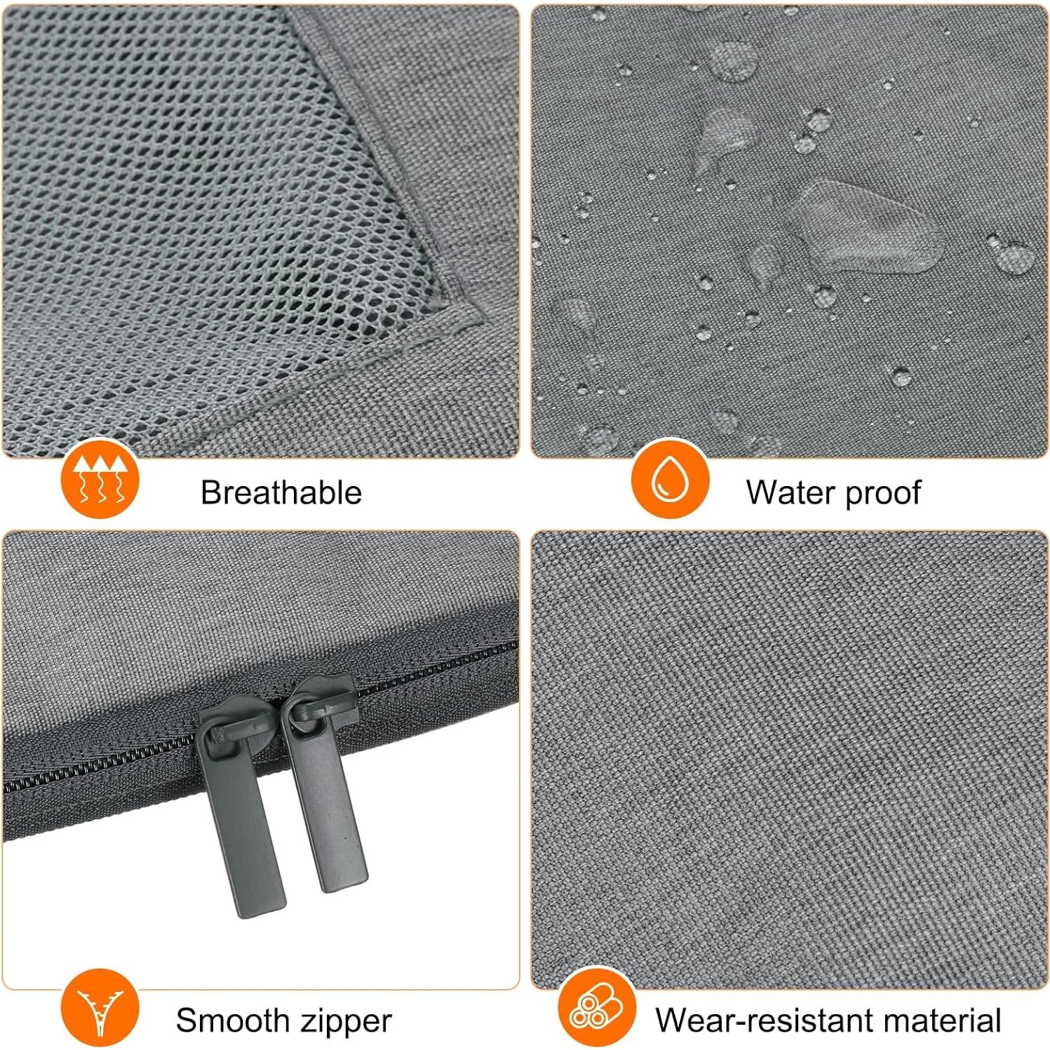 Cubo de Compresión HARFINGTON 26x23x13cm Gris Organizador