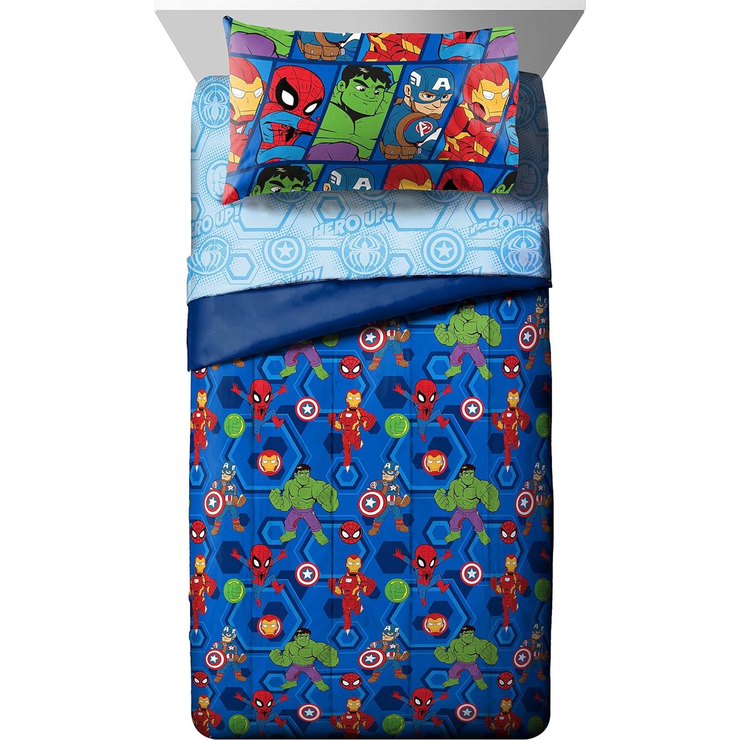 Juego de Cama Twin Jay Franco Vengadores 4 Piezas