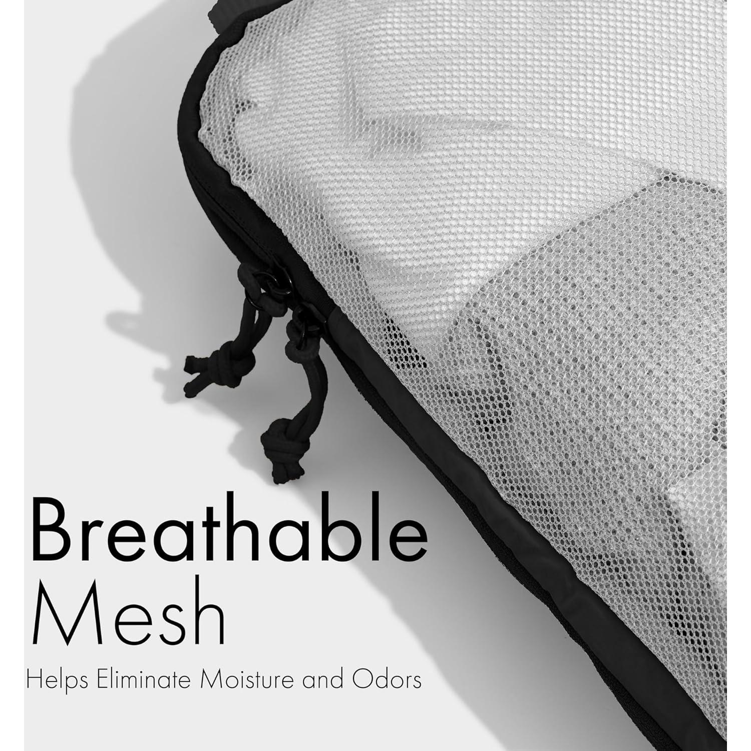 Cubos de Compresión Carrywell Set de 6 Negro Livianos