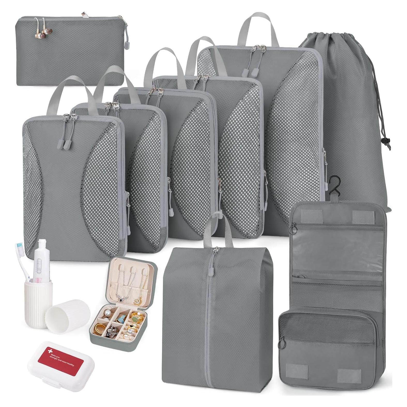 Cubos de Compresión TRMFUSA 12 Set Gris para Empacar