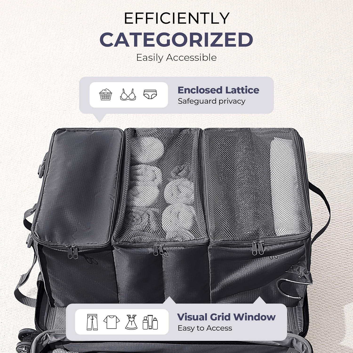 Cubos de Compresión GRANNY SAYS XL 32,9x25x59,9cm Gris