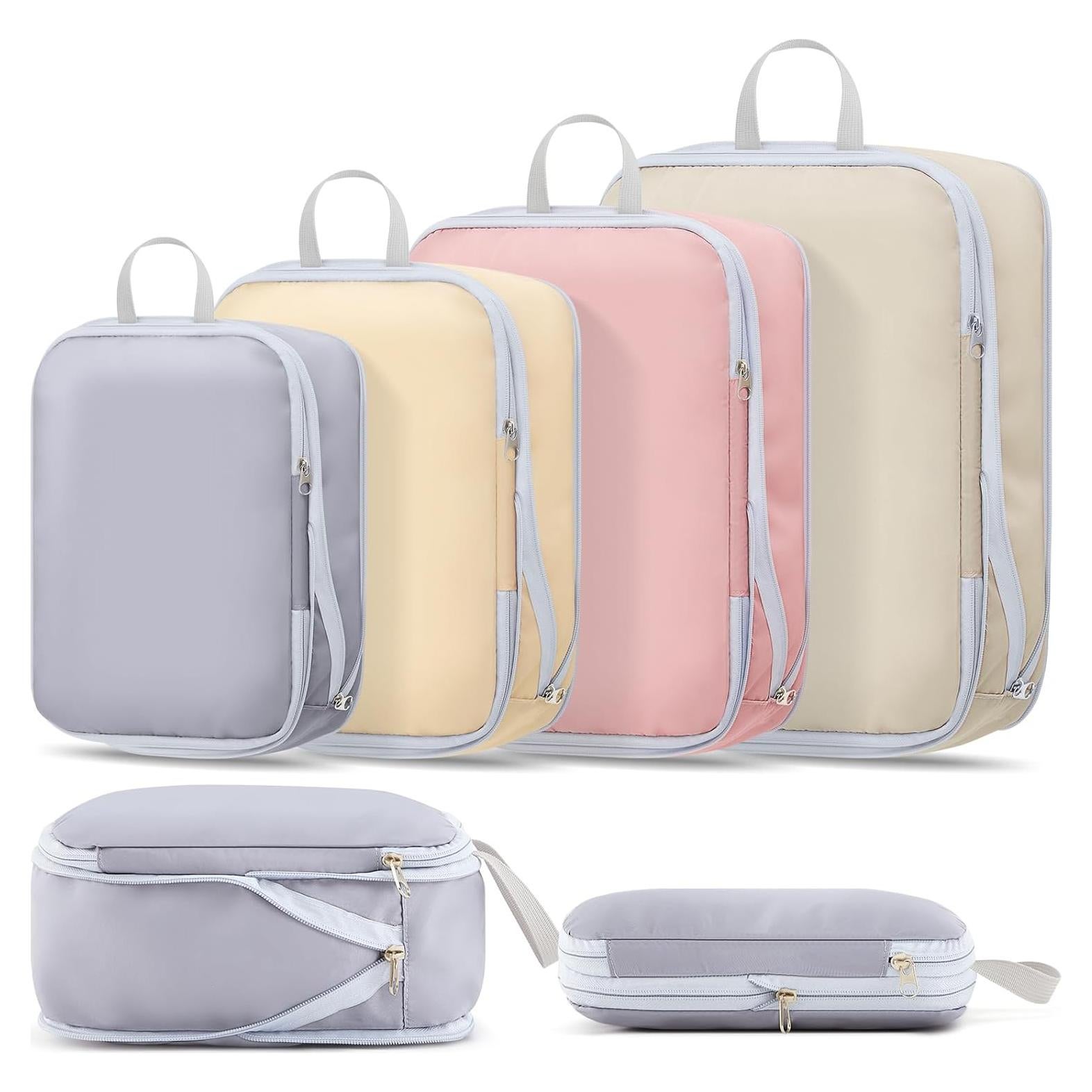 Paquete de 4 Cubos de Compresión Clysee para Maletas