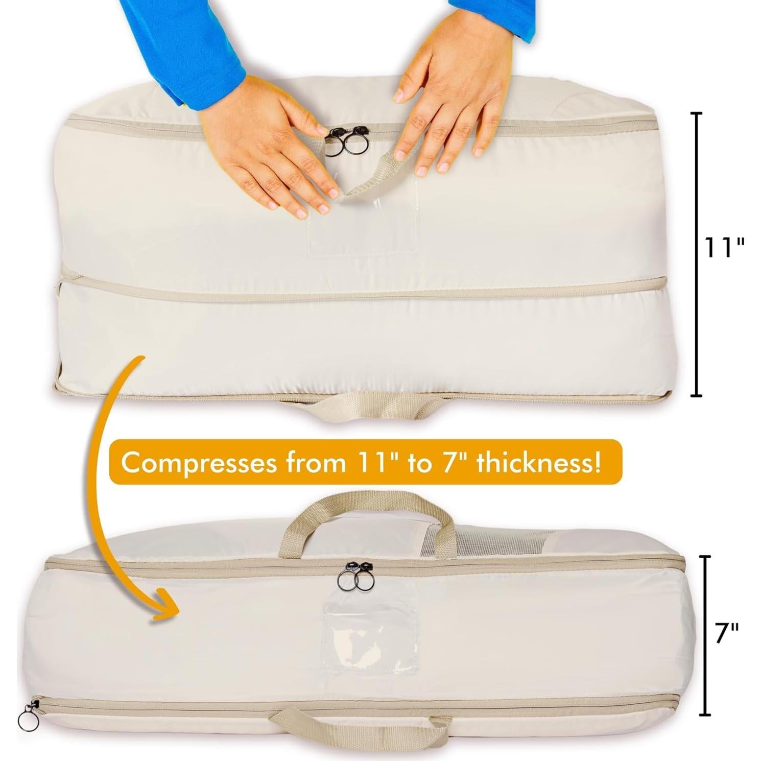 Bolsa de Almacenamiento Compresión HappiBox 2 Paquetes XXL