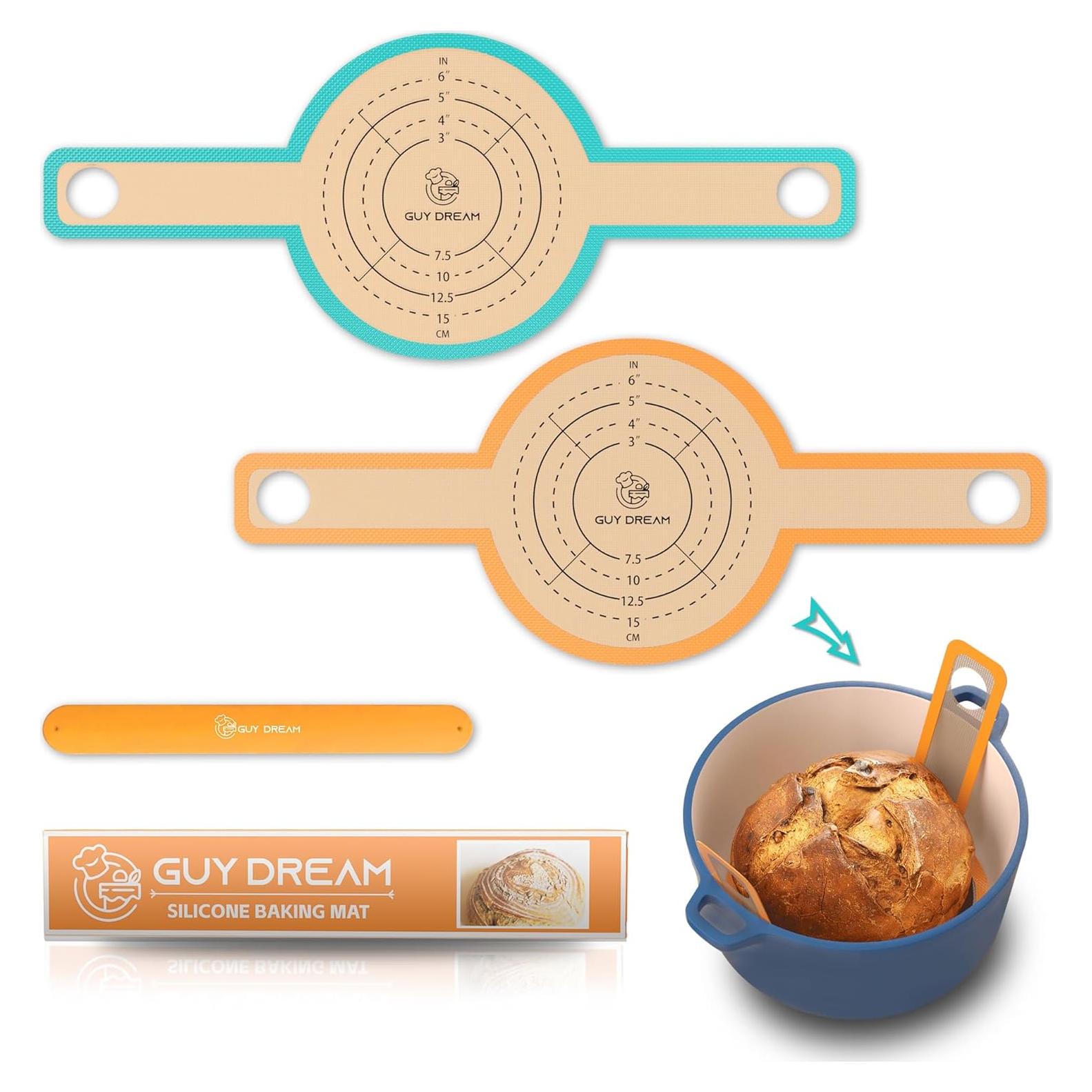 Alfombrilla de Silicona GUY.DRE.MAT para Hornear Pan 21 cm