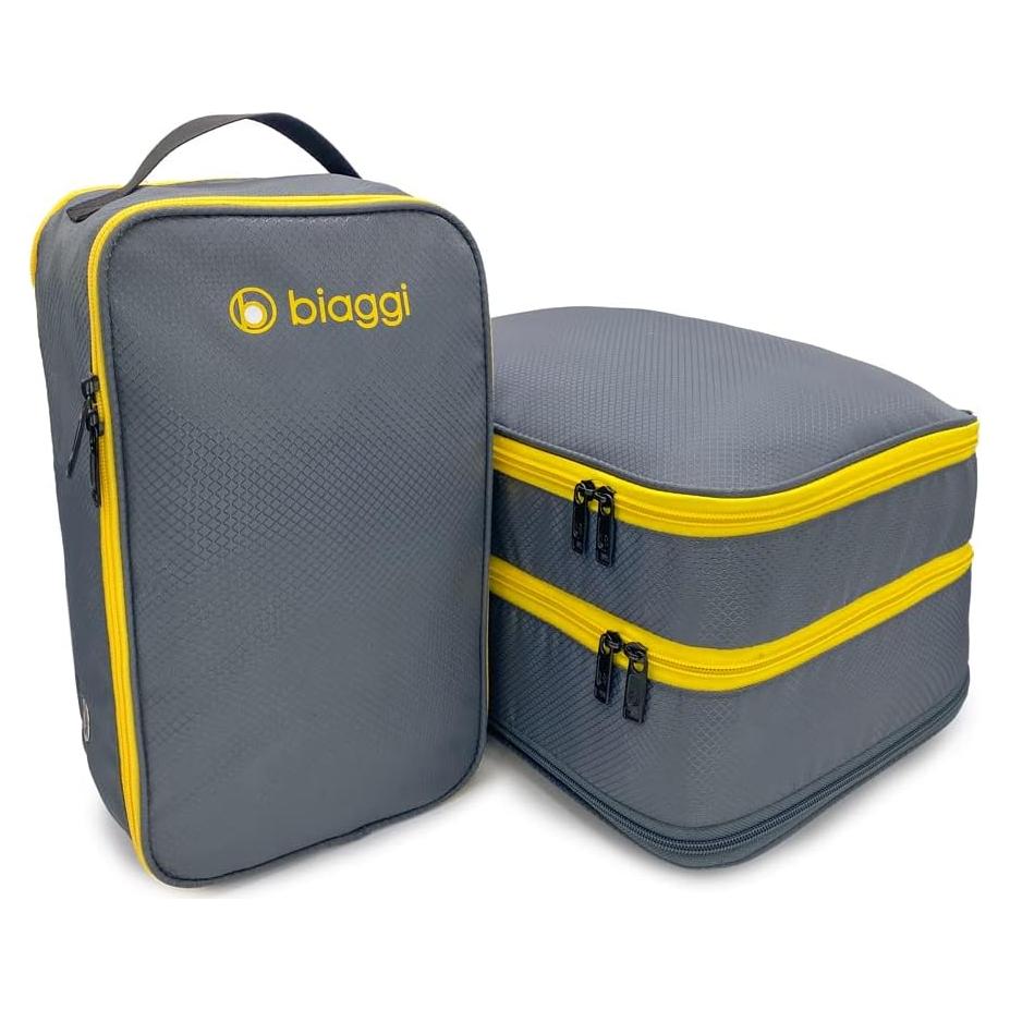 Cubo de Compresión Biaggi Expandible con Compartimento para Zapatos