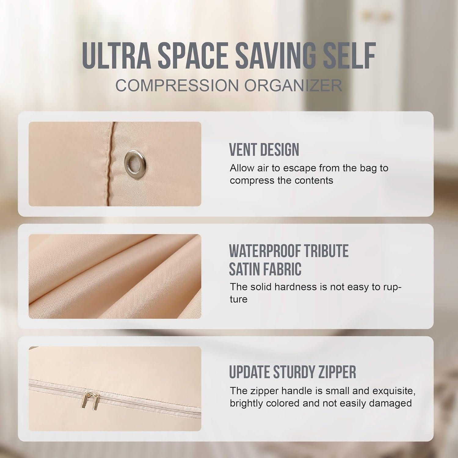 Organizador de Compresión SINKZAICO Gris 53,8x41,2 cm