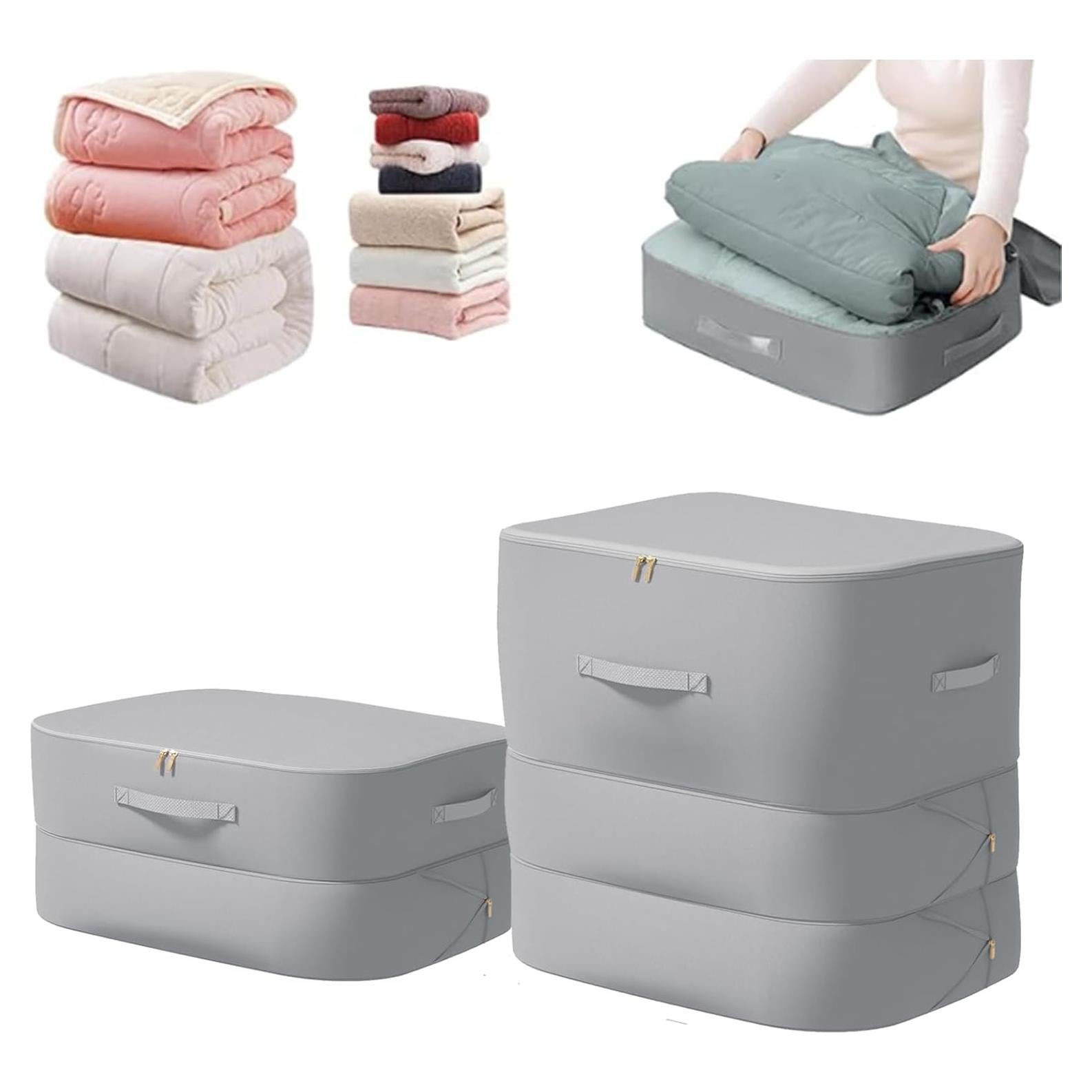 2 Pack Bolsas de Compresión Wetykako XL y L para Ropa