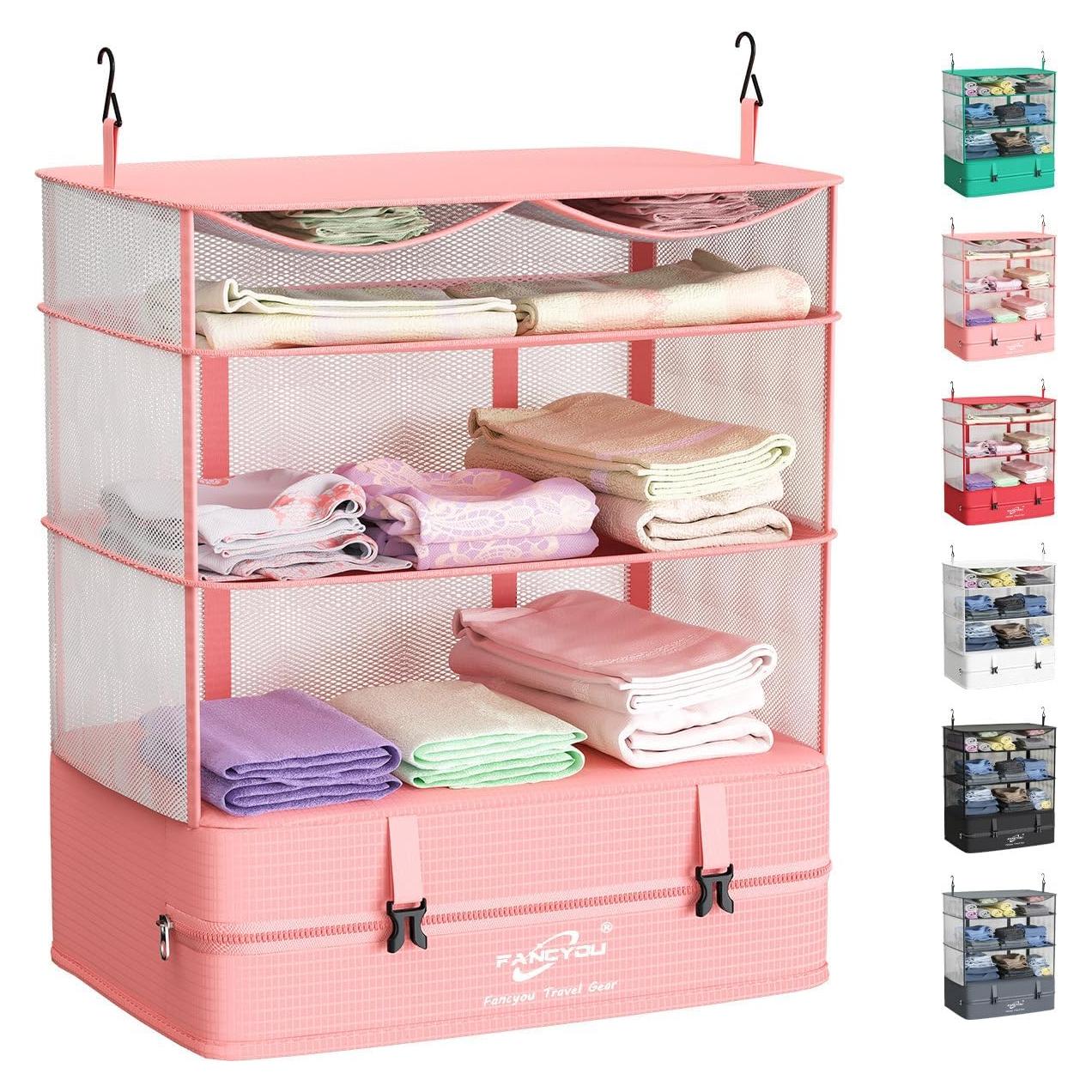 Cubos de Empaque Colgantes Fancyou XL Rosa 43x30x61 cm