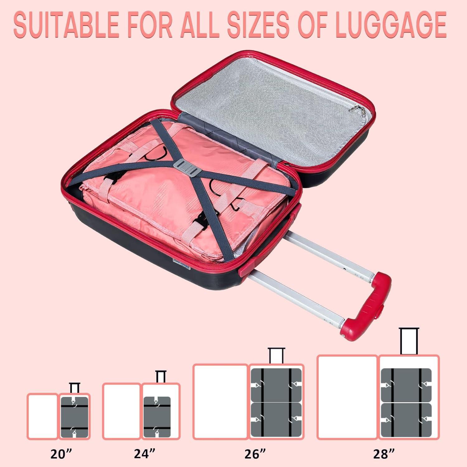 Cubos de Empaque Colgantes Fancyou XL Rosa 43x30x61 cm