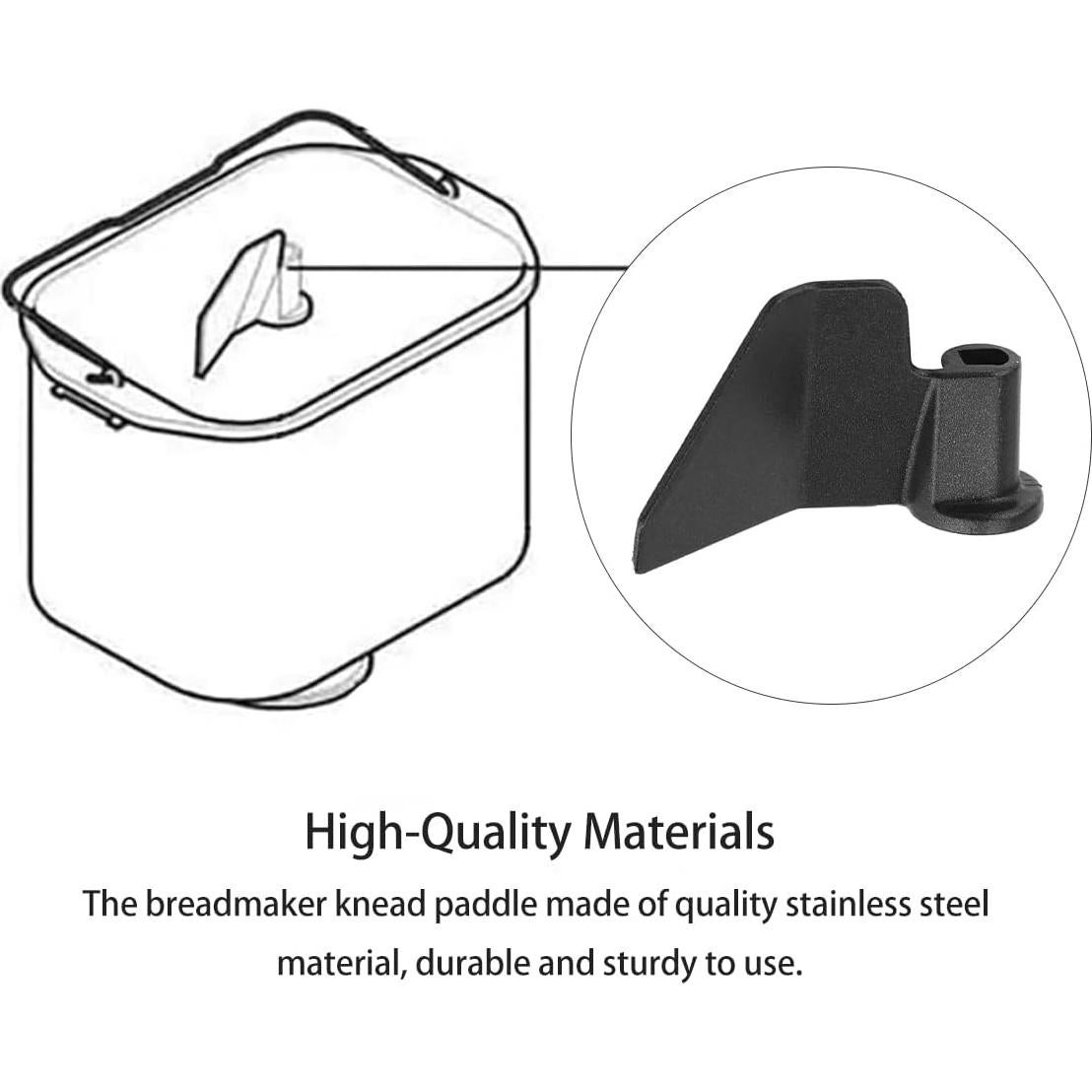 Paleta de Repuesto para Panificadora Acero Inoxidable