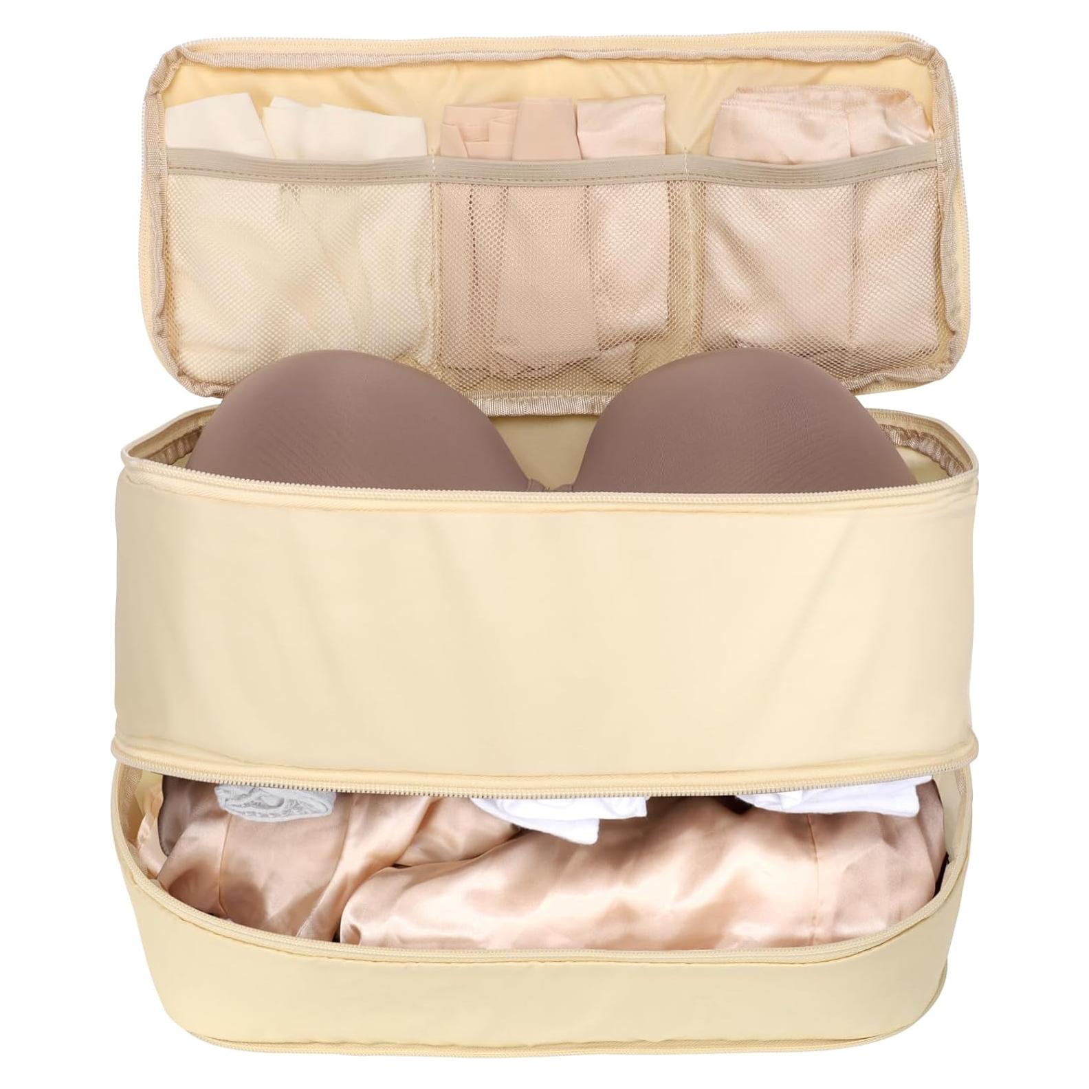 Bolsa Organizadora de Ropa Interior Cambond 4-en-1 Beige