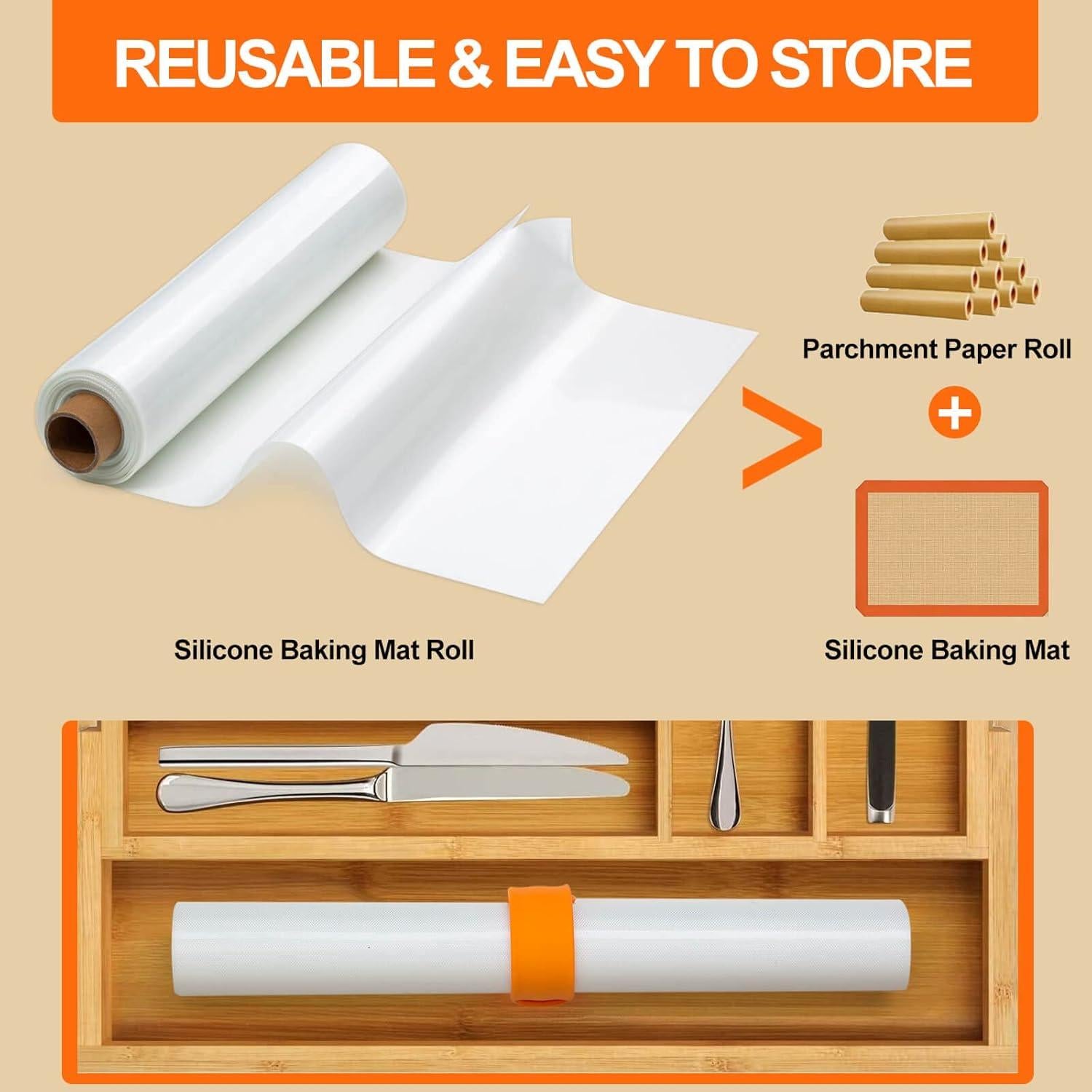 Rollo de Tapete de Silicona Angadona 304,8x30,48 cm Antideslizante