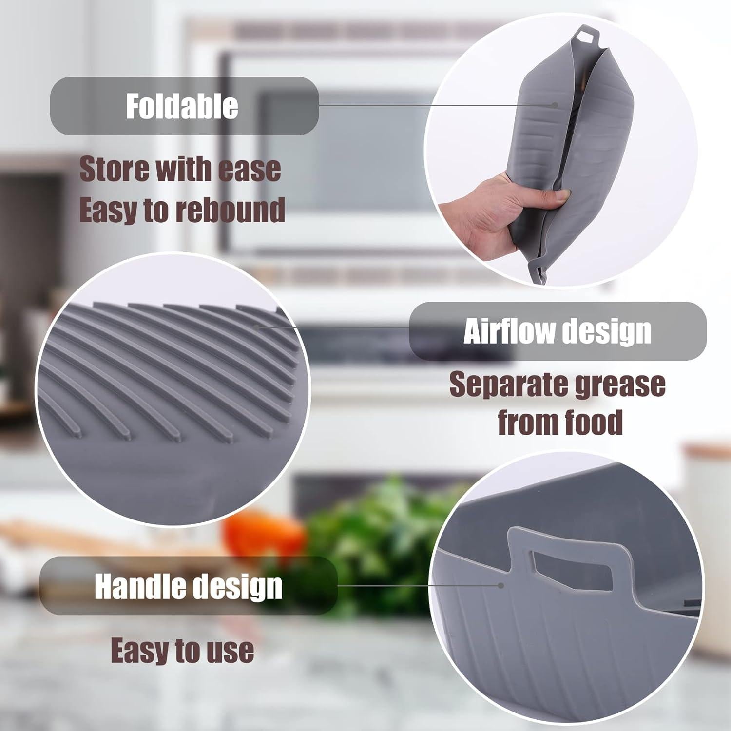 Forros de Silicona Cuadrados Golden Associate 9x9" Grado Alimenticio