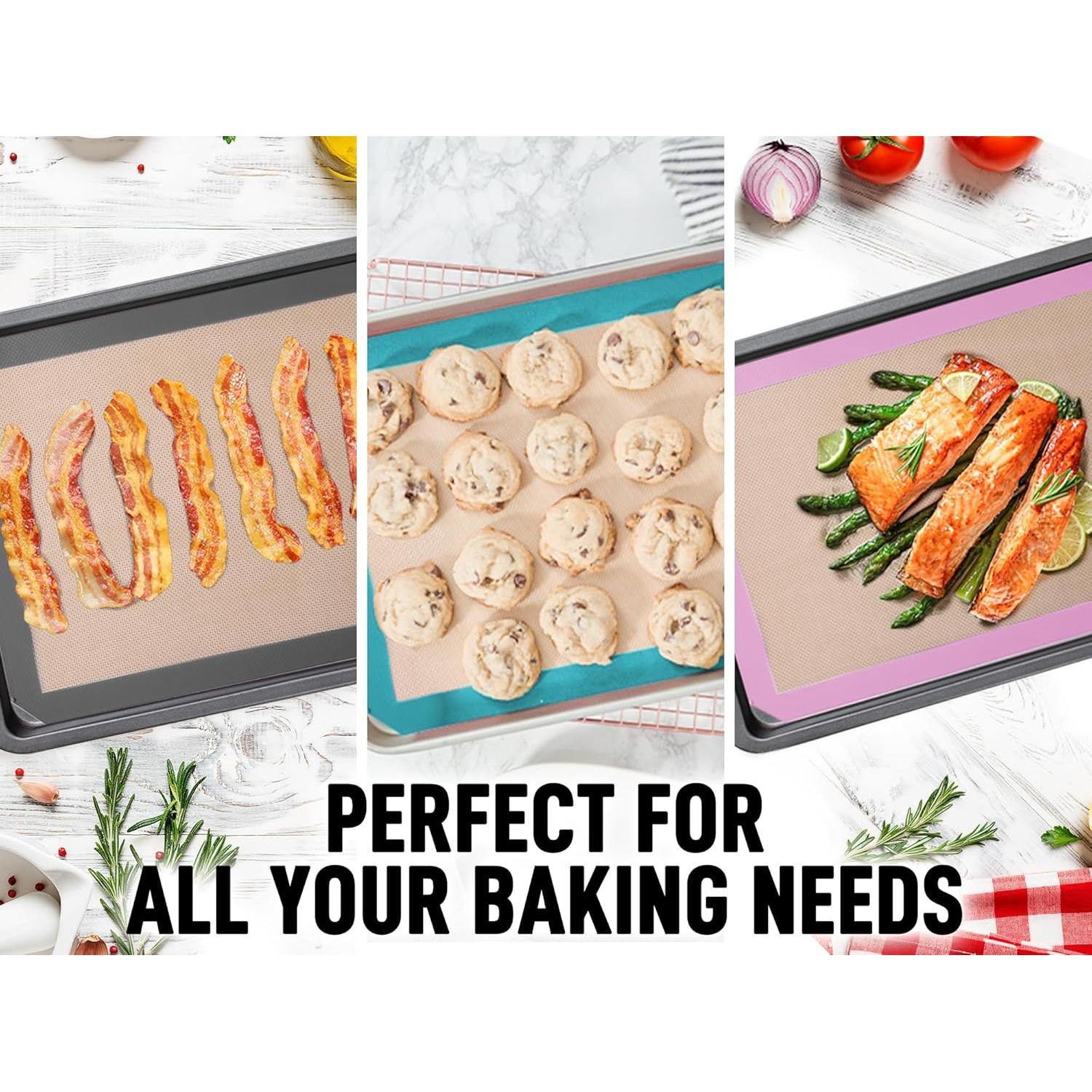 Tapetes de Silicona para Hornear Zulay Kitchen 2-Pack 42x29.5cm