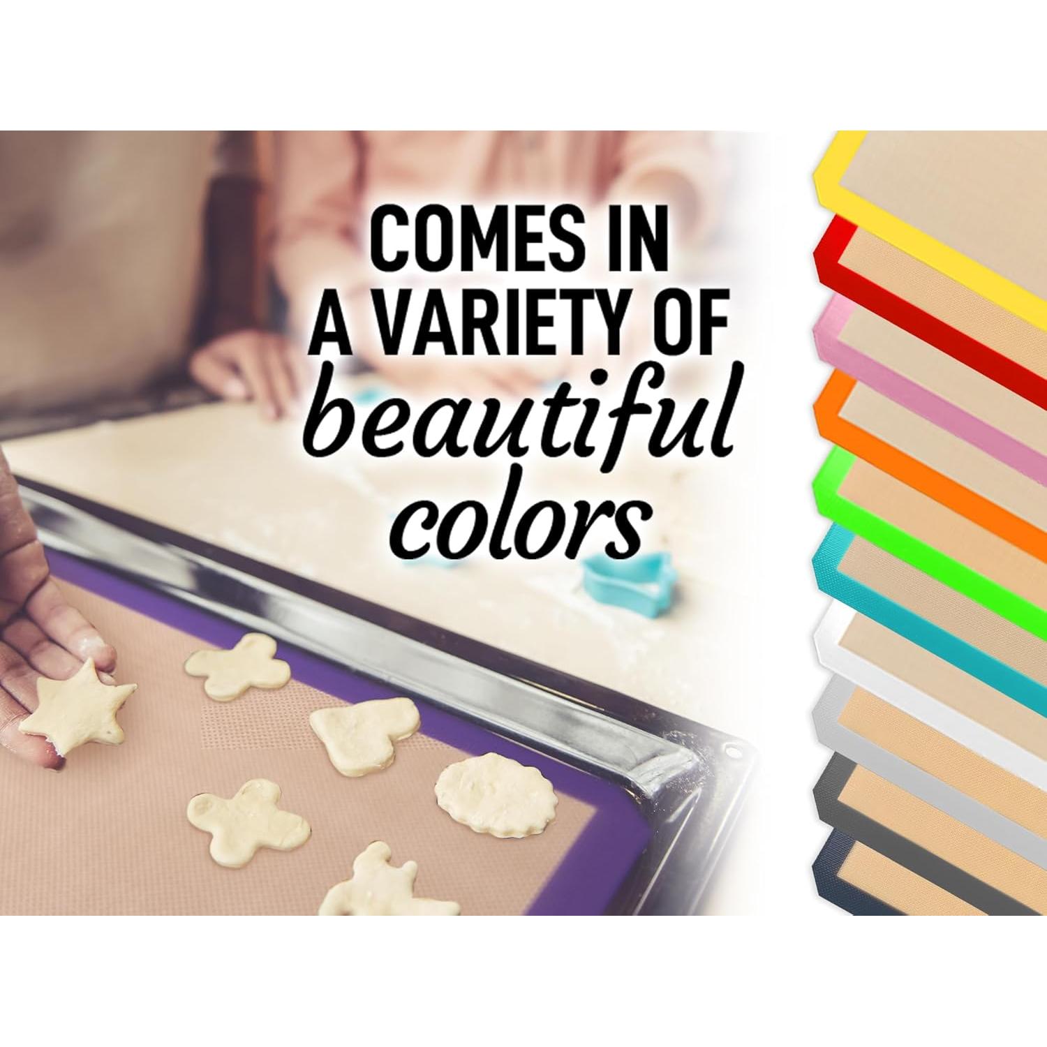 Tapetes de Silicona para Hornear Zulay Kitchen 2-Pack 42x29.5cm