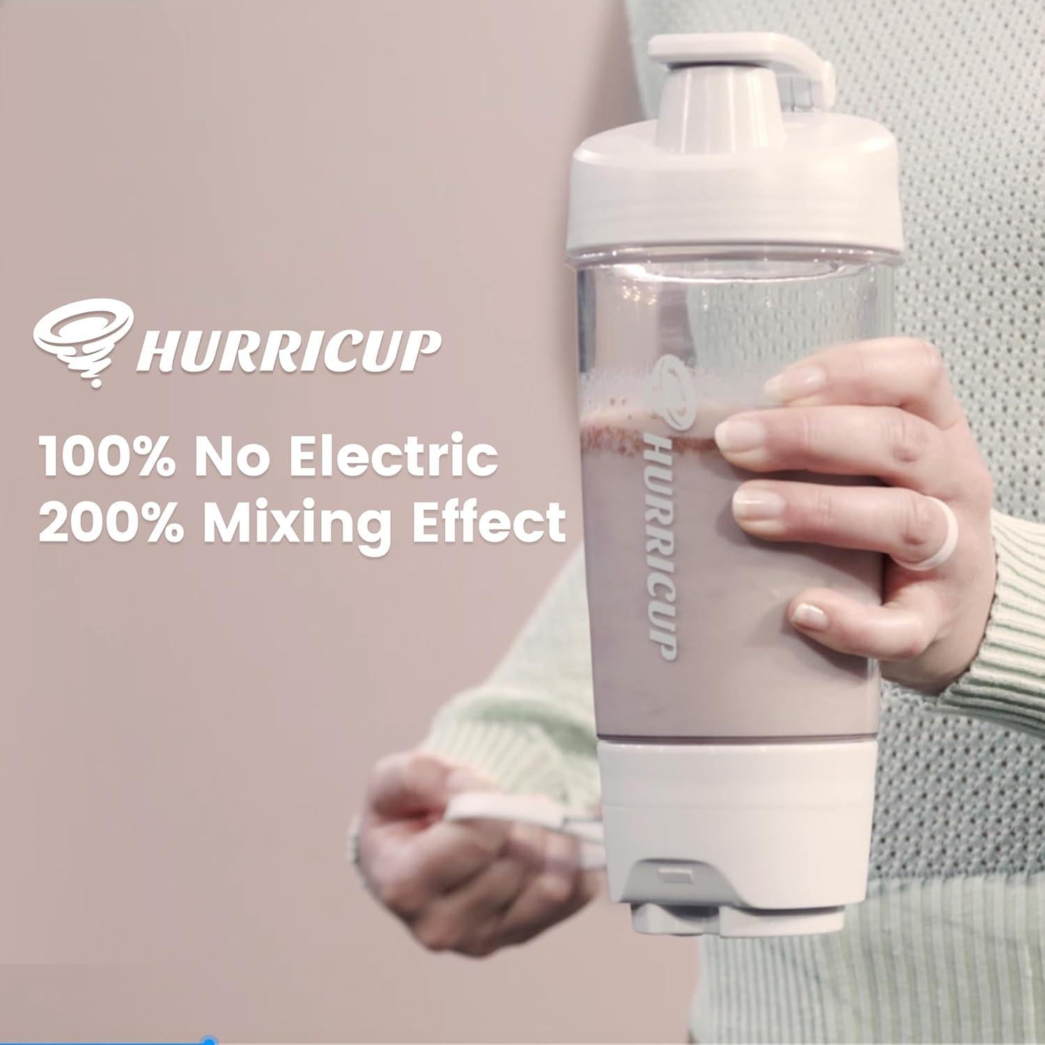 Botella Mezcladora de Proteína WONDER CORE Hurricup 0.63L Azul