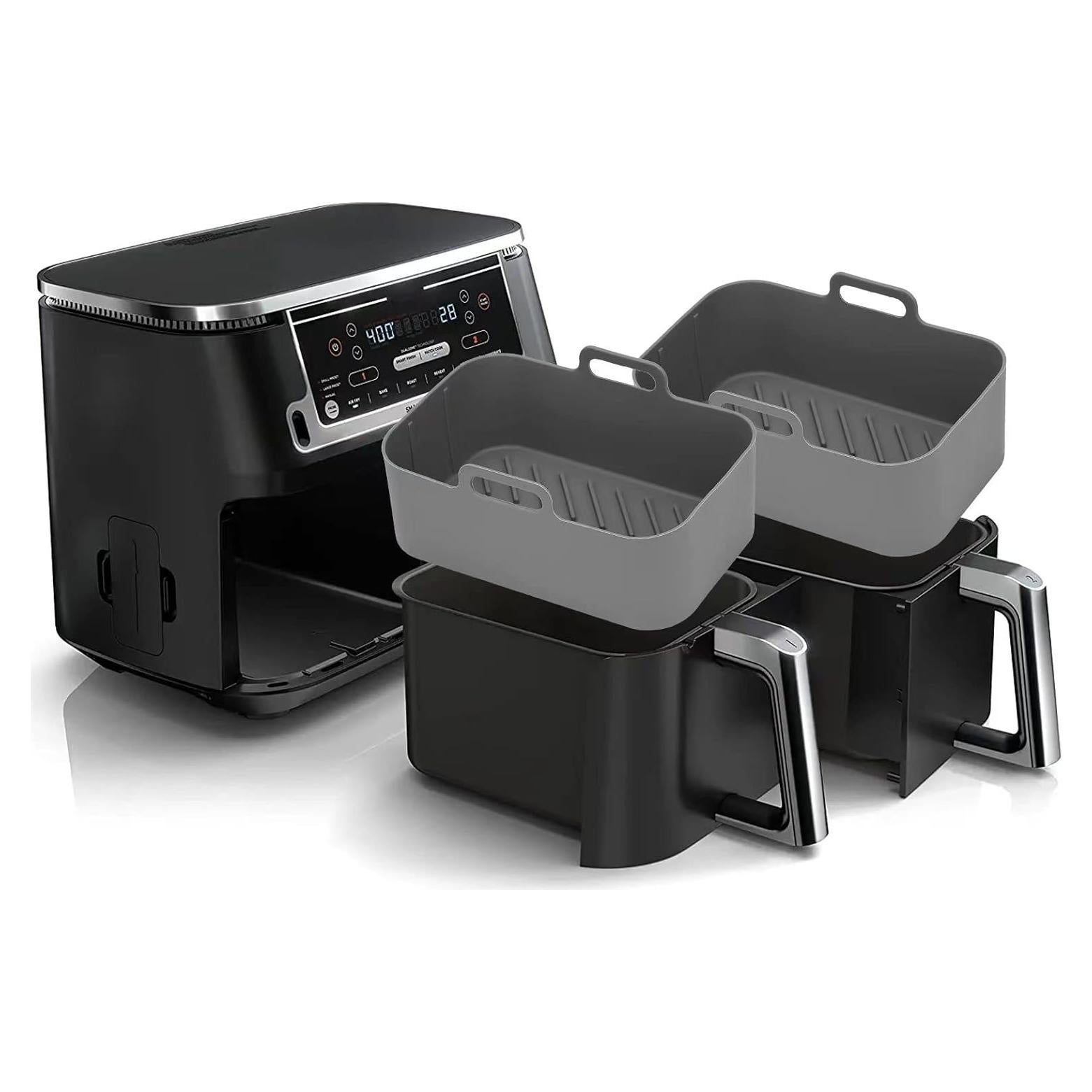 Forros de Silicona MMH para Freidora de Aire 6-8QT Gris