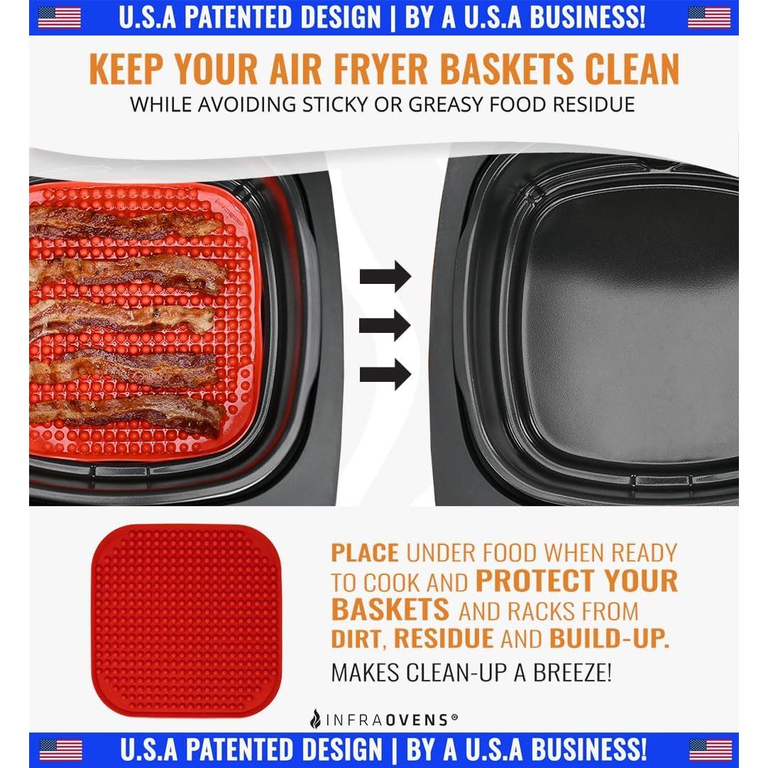 Juego de 3 forros de silicona INFRAOVENS XXL 22,86 cm