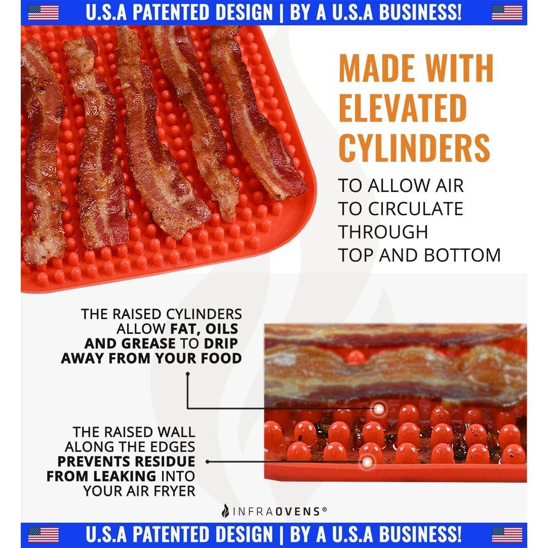 Juego de 3 forros de silicona INFRAOVENS XXL 22,86 cm