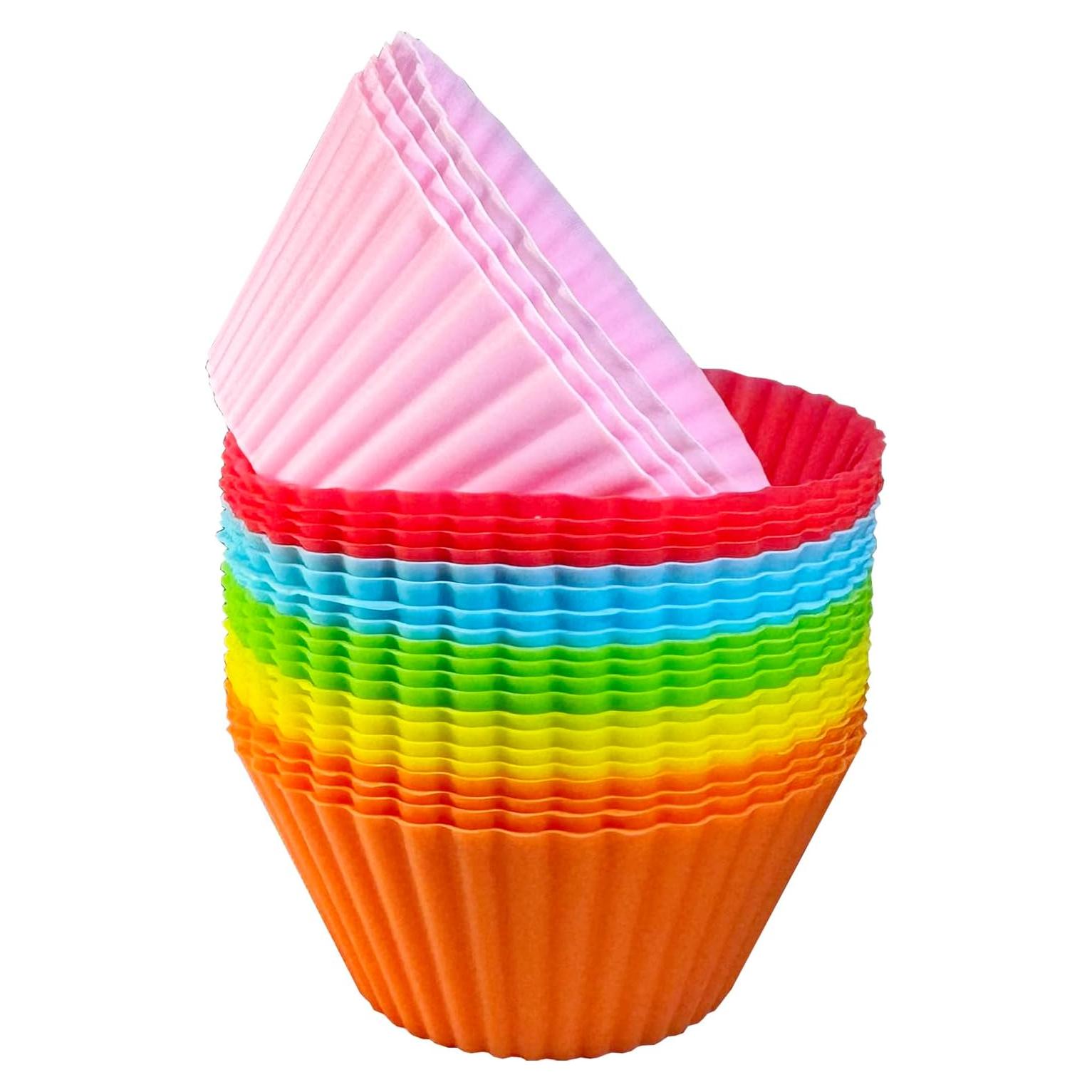 Moldes para Hornear 24 Piezas Silicona Prefer Green