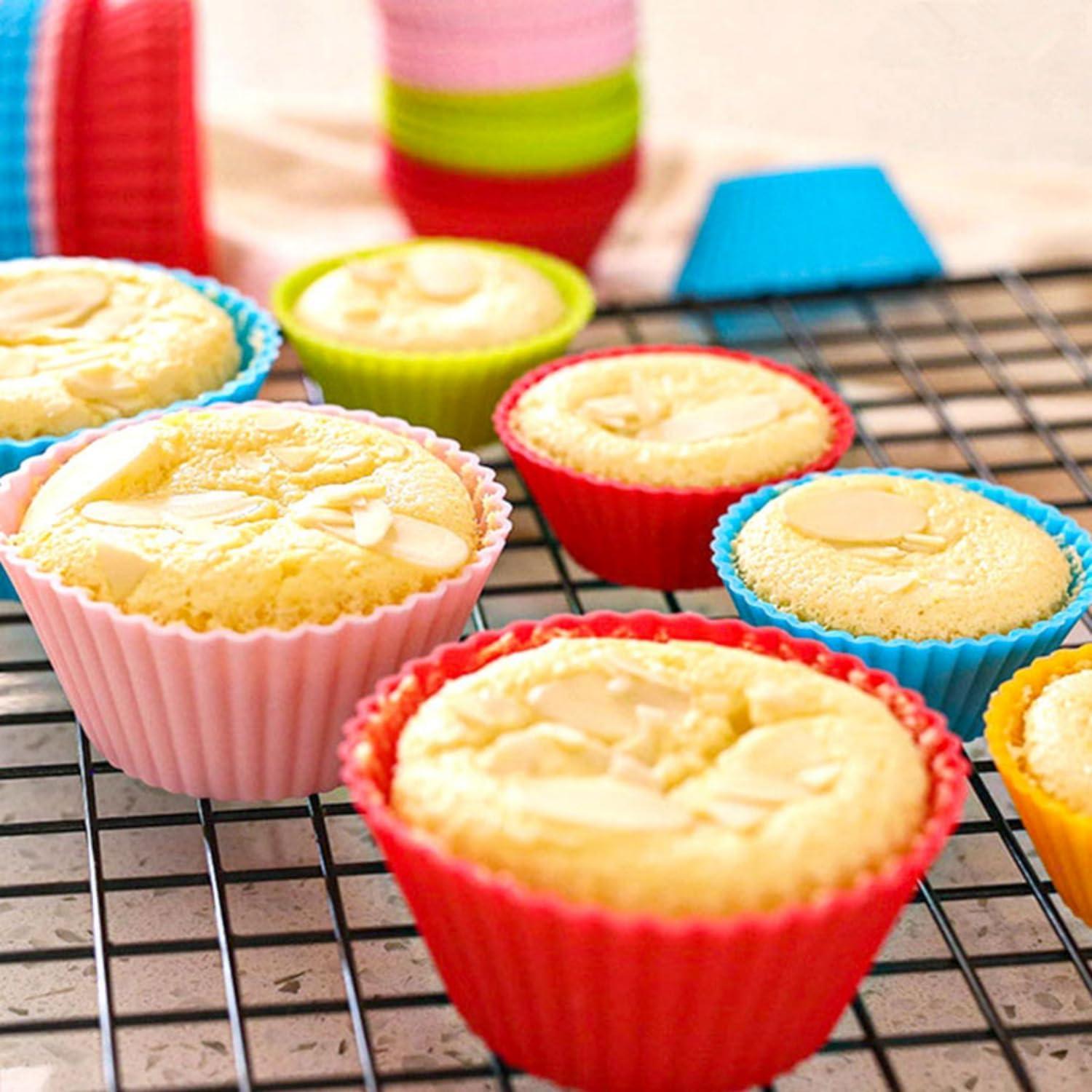 Moldes para Hornear 24 Piezas Silicona Prefer Green