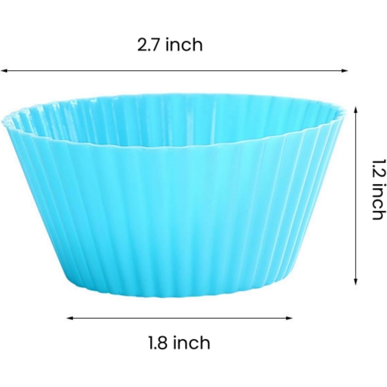 Moldes para Hornear 24 Piezas Silicona Prefer Green