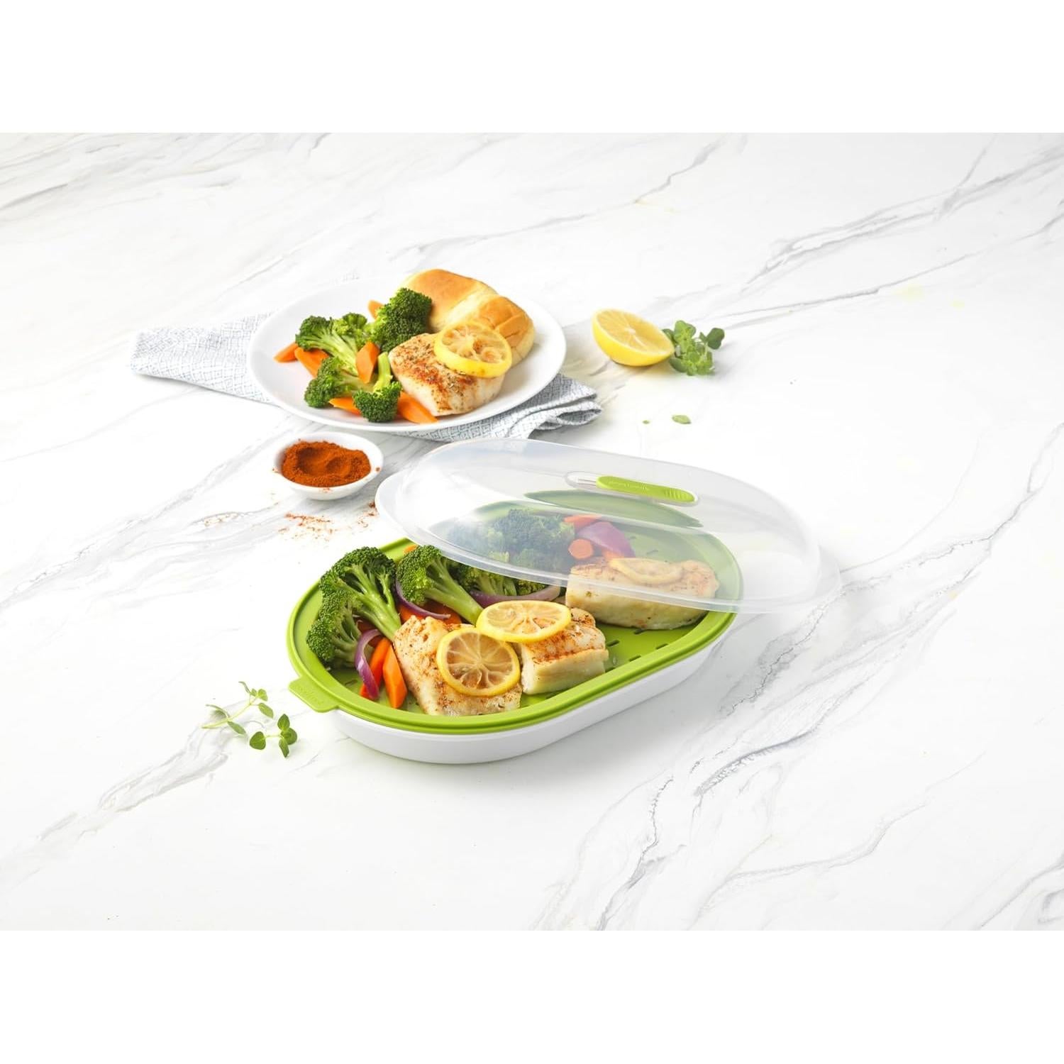Cocedor de Verduras y Pescado GoodCook 20.32x30.48 cm