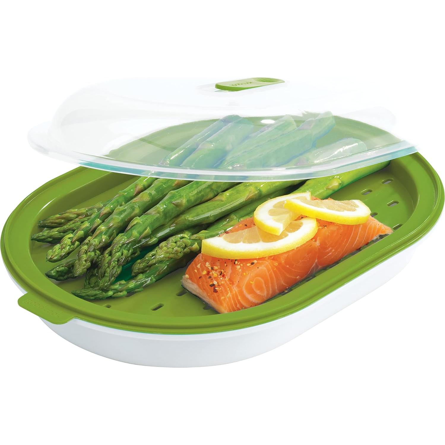 Cocedor de Verduras y Pescado GoodCook 20.32x30.48 cm