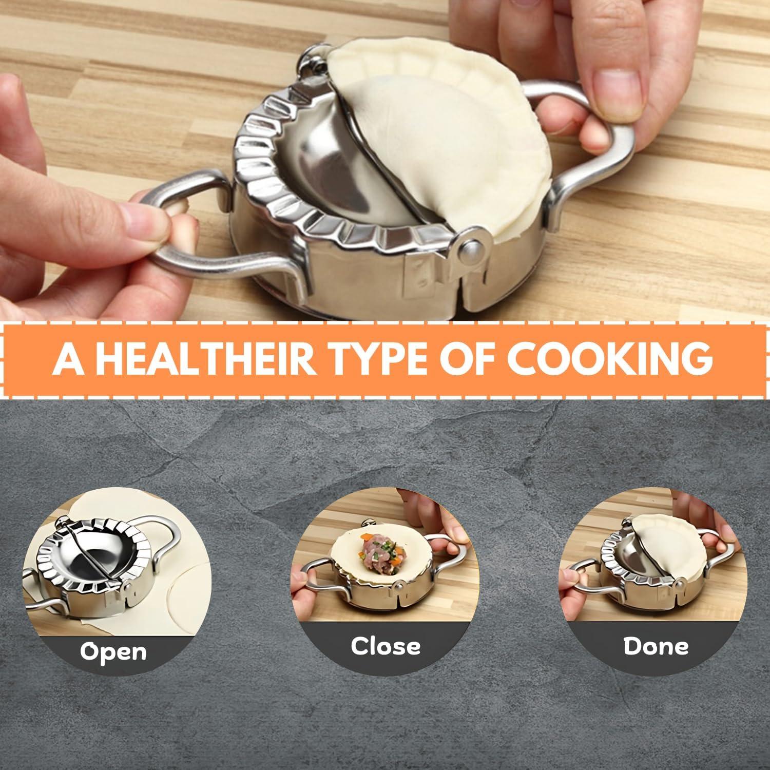 Vaporera de Bambú 25.4 cm 2 Niveles PEPPAMART para Dumplings