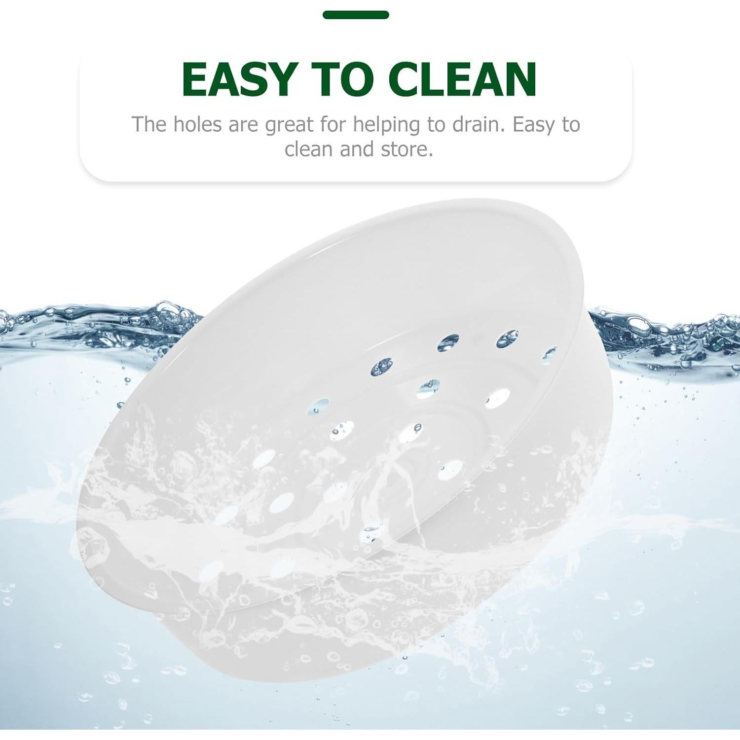 Cesta de Vapor Plástica Angoily 22,5 cm para Cocción