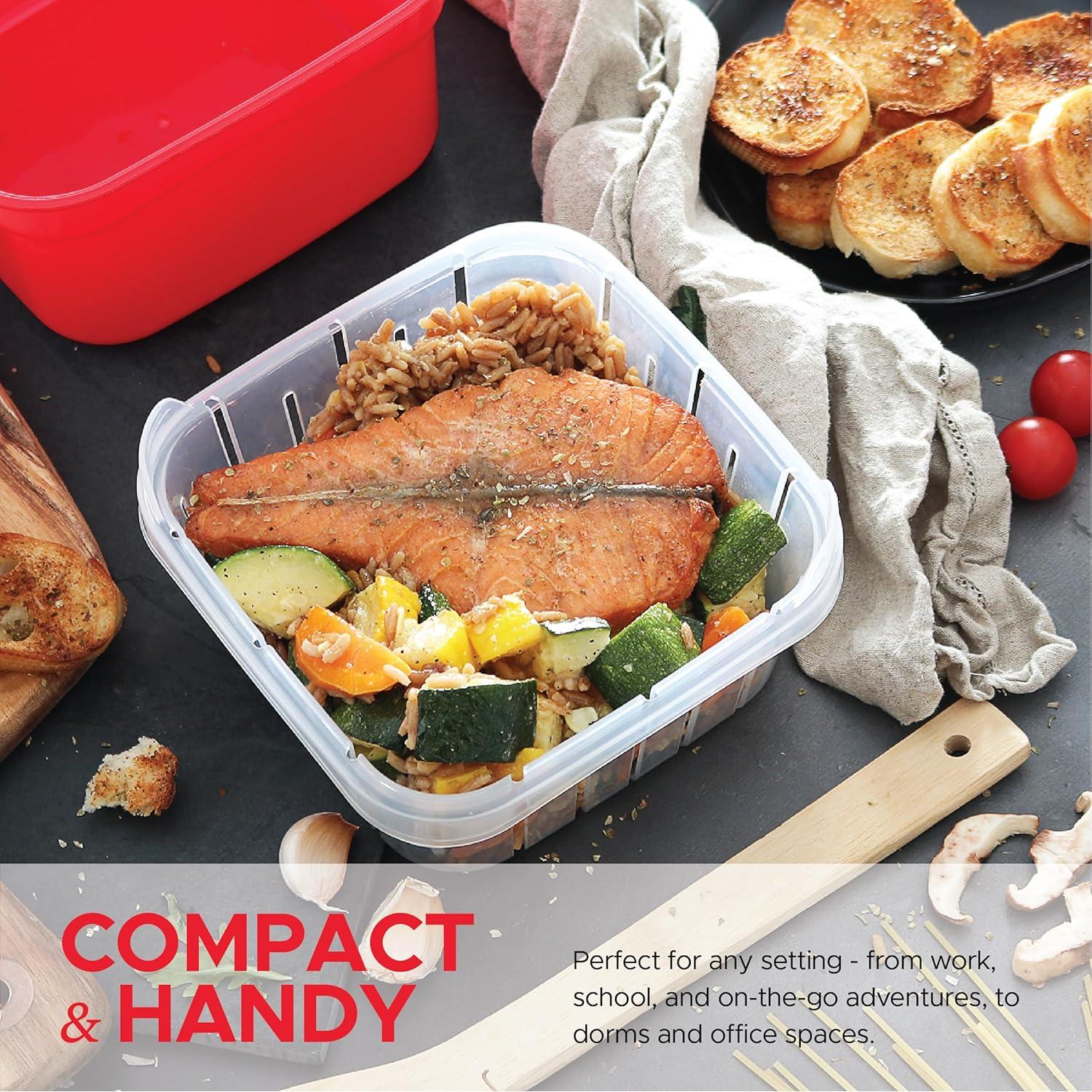 Vaporera de Verduras Tafura 2L con Tapa Hermética y Colador