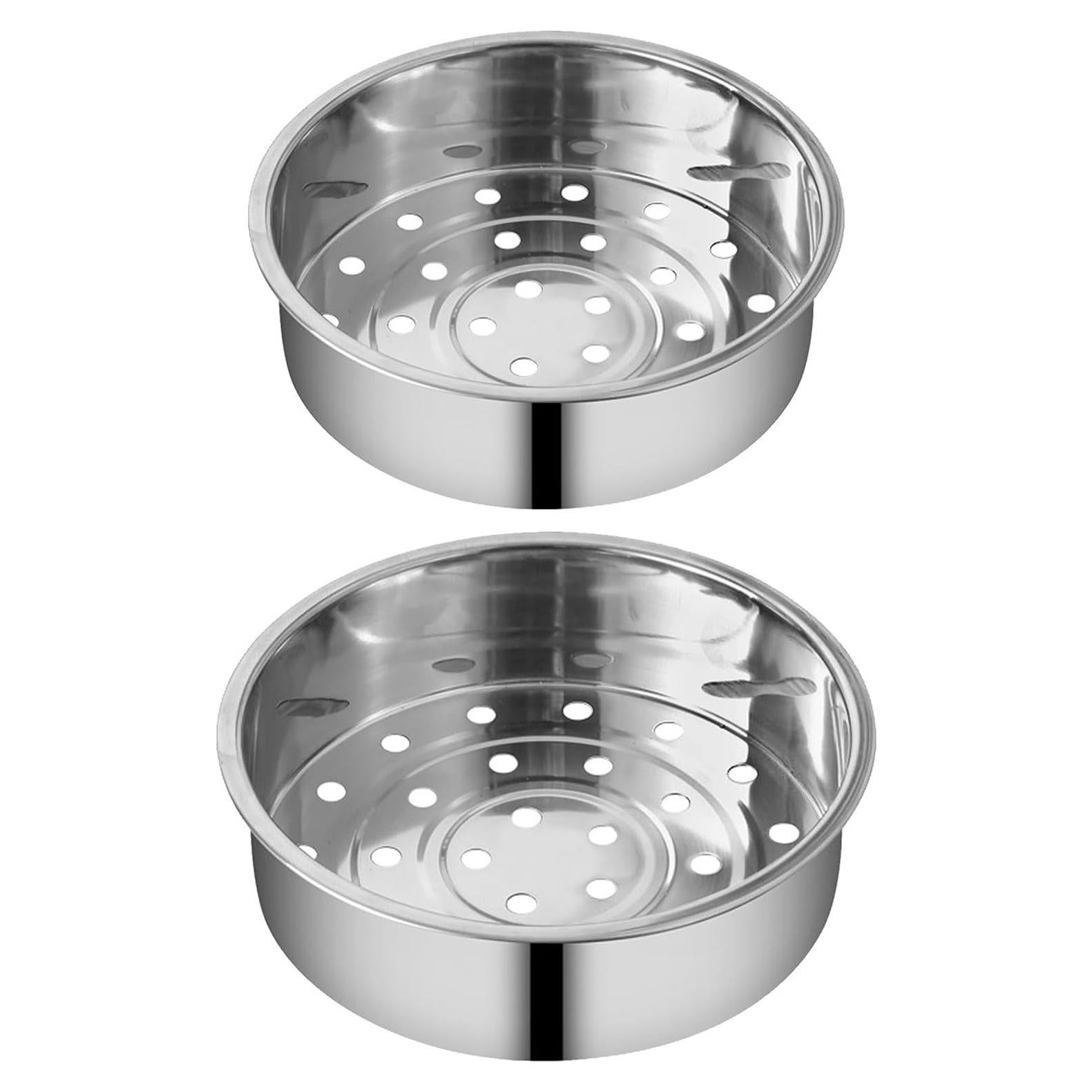 2 Piezas Cesta de Vapor Acero Inoxidable Aynaxcol 21 cm