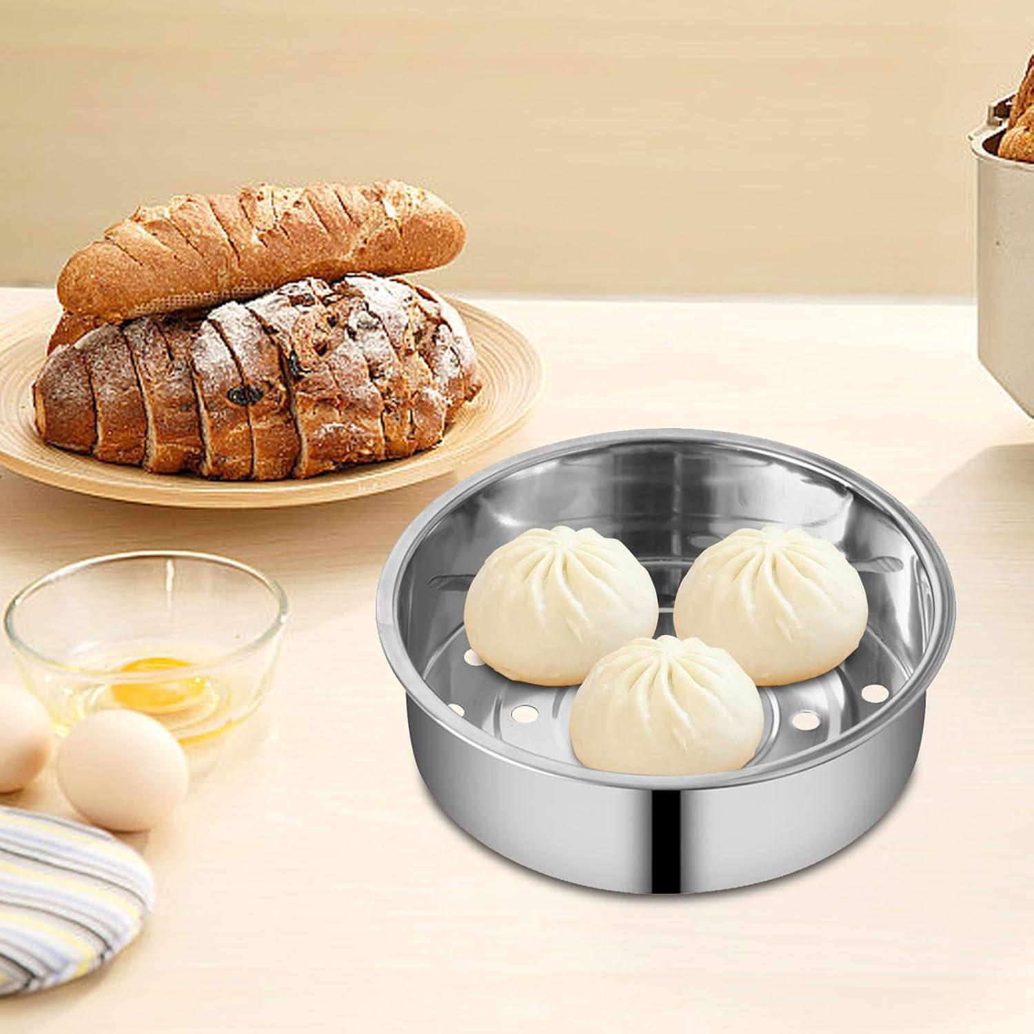 2 Piezas Cesta de Vapor Acero Inoxidable Aynaxcol 21 cm