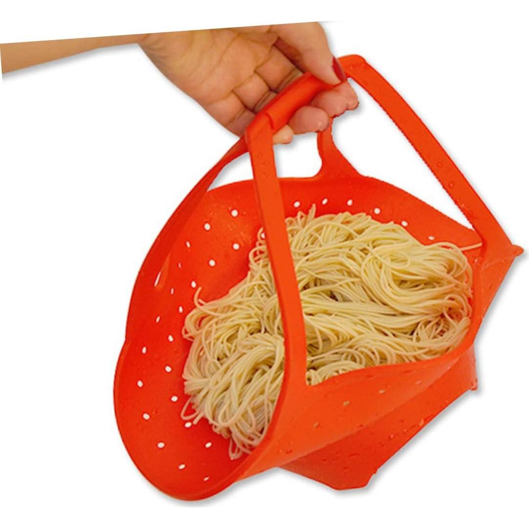 Cesta de Silicona Plegable STOBAZA para Olla de Cocina 35,5x20cm