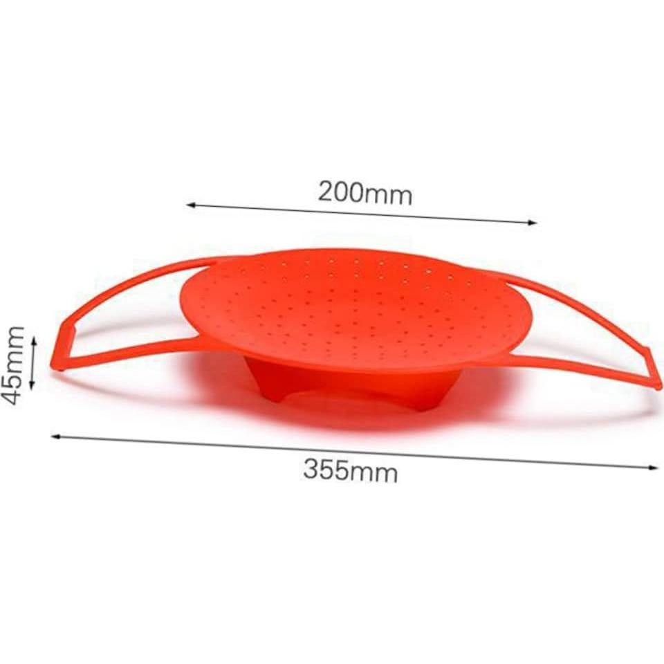 Cesta de Silicona Plegable STOBAZA para Olla de Cocina 35,5x20cm