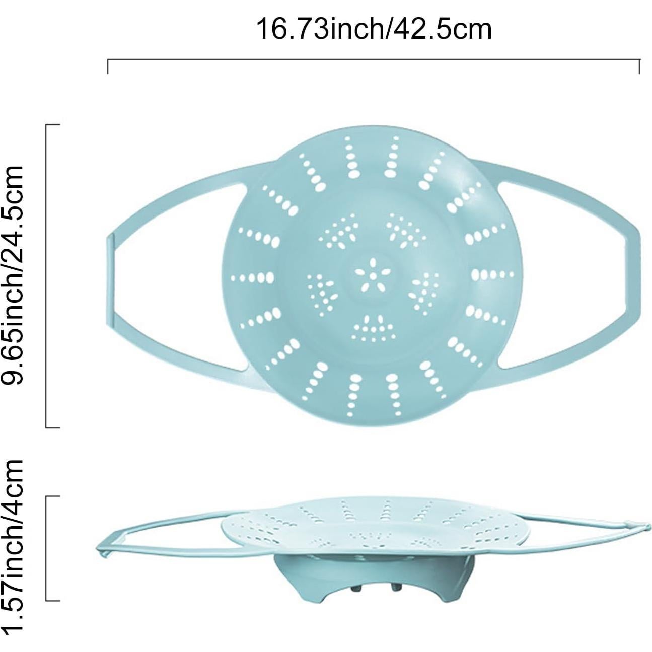 Cesta de Vapor Silicona Vbvbip Plegable 42,93x24cm Antiadherente