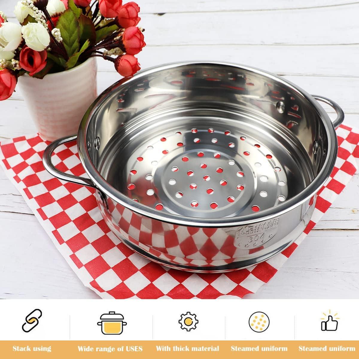 Cesta de Vapor Acero Inoxidable LNQ LUNIQI 18 cm