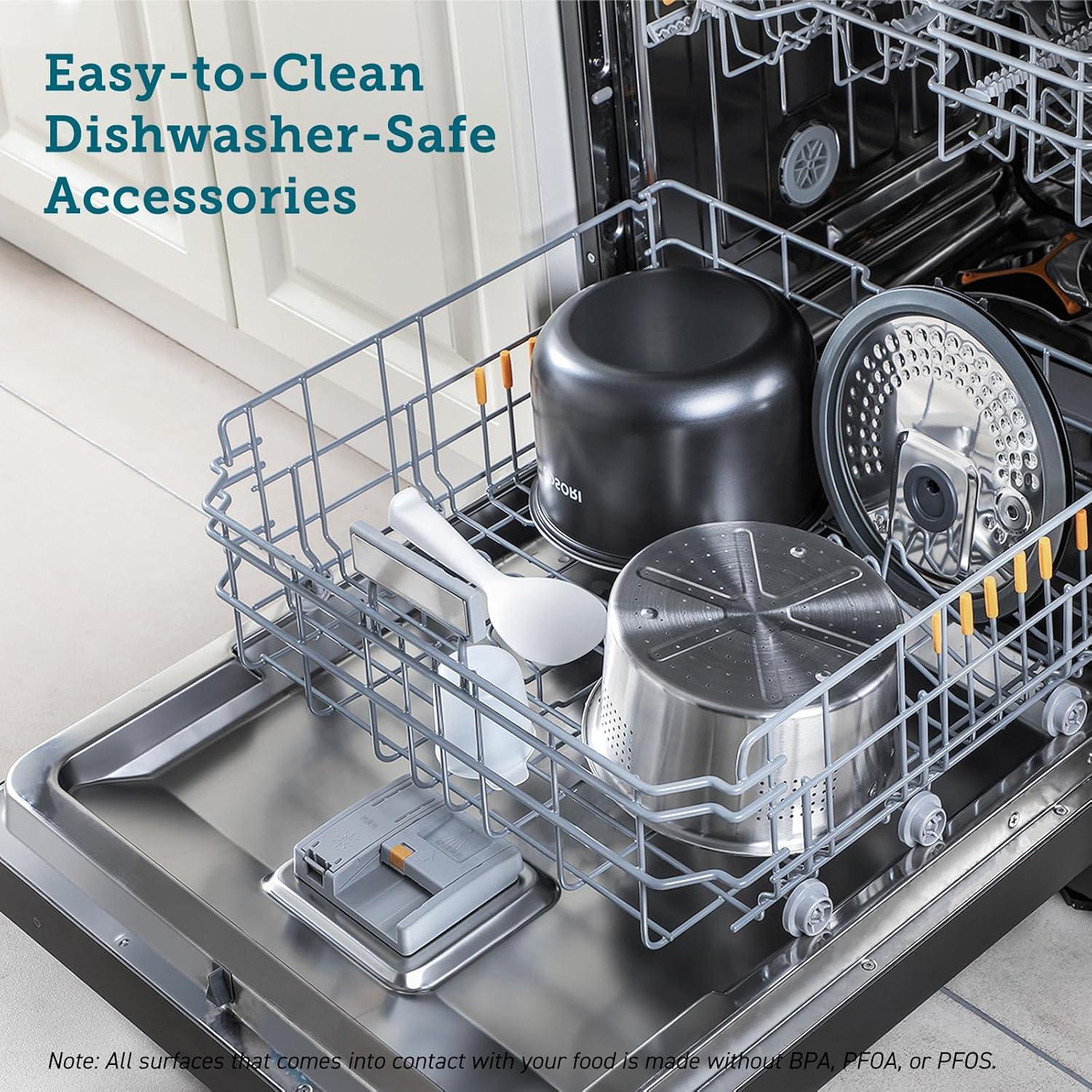 Vaporera de Acero Inoxidable COSORI 3 Cuartos para Olla Arrocera