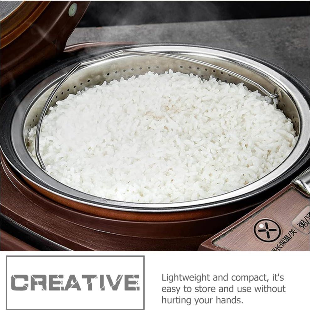 Cesta de Vapor Acero Inoxidable UPKOCH 17.5 cm para Cocinar