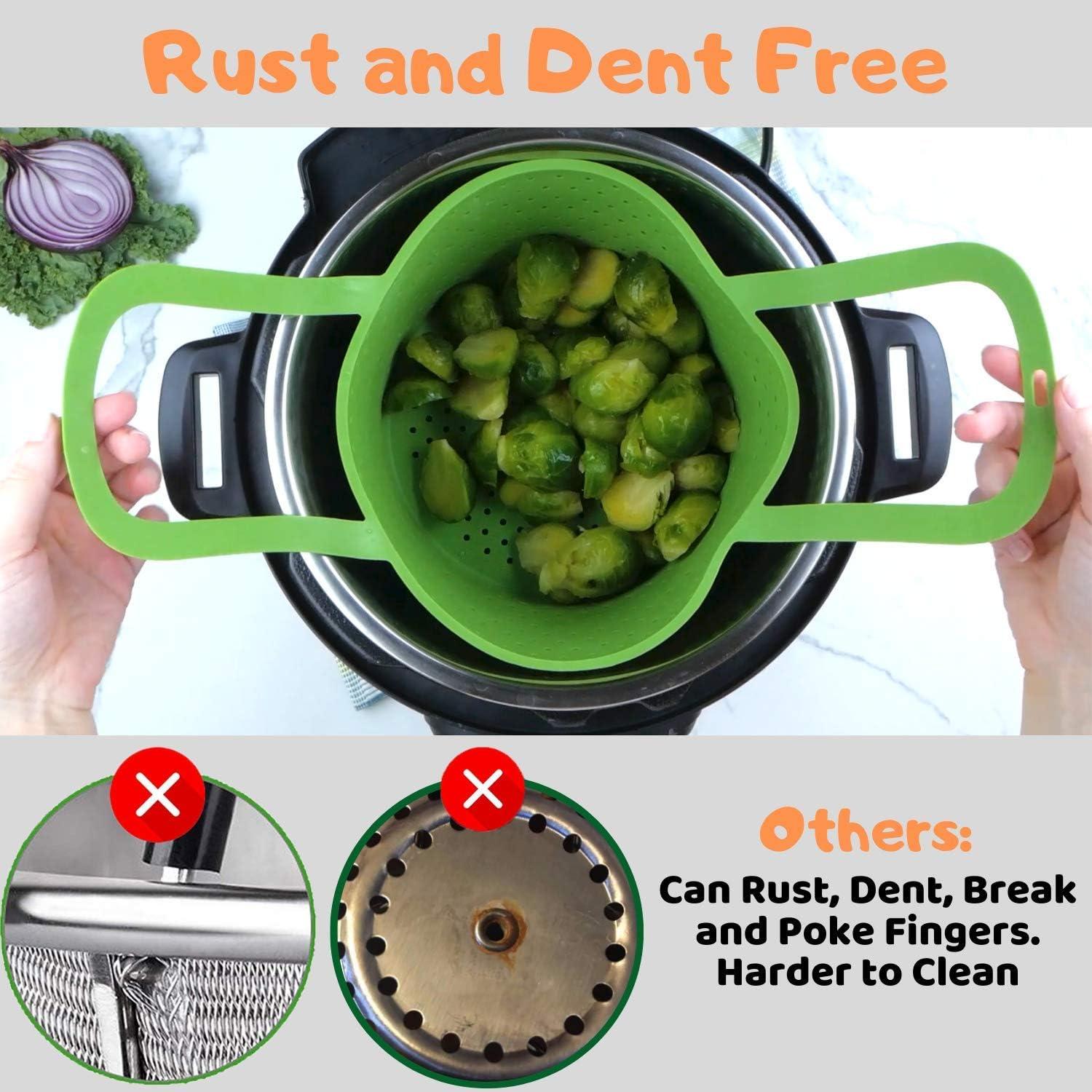 Cesta de Vapor Silicona Silikong 20 cm Plegable Ahorra Espacio