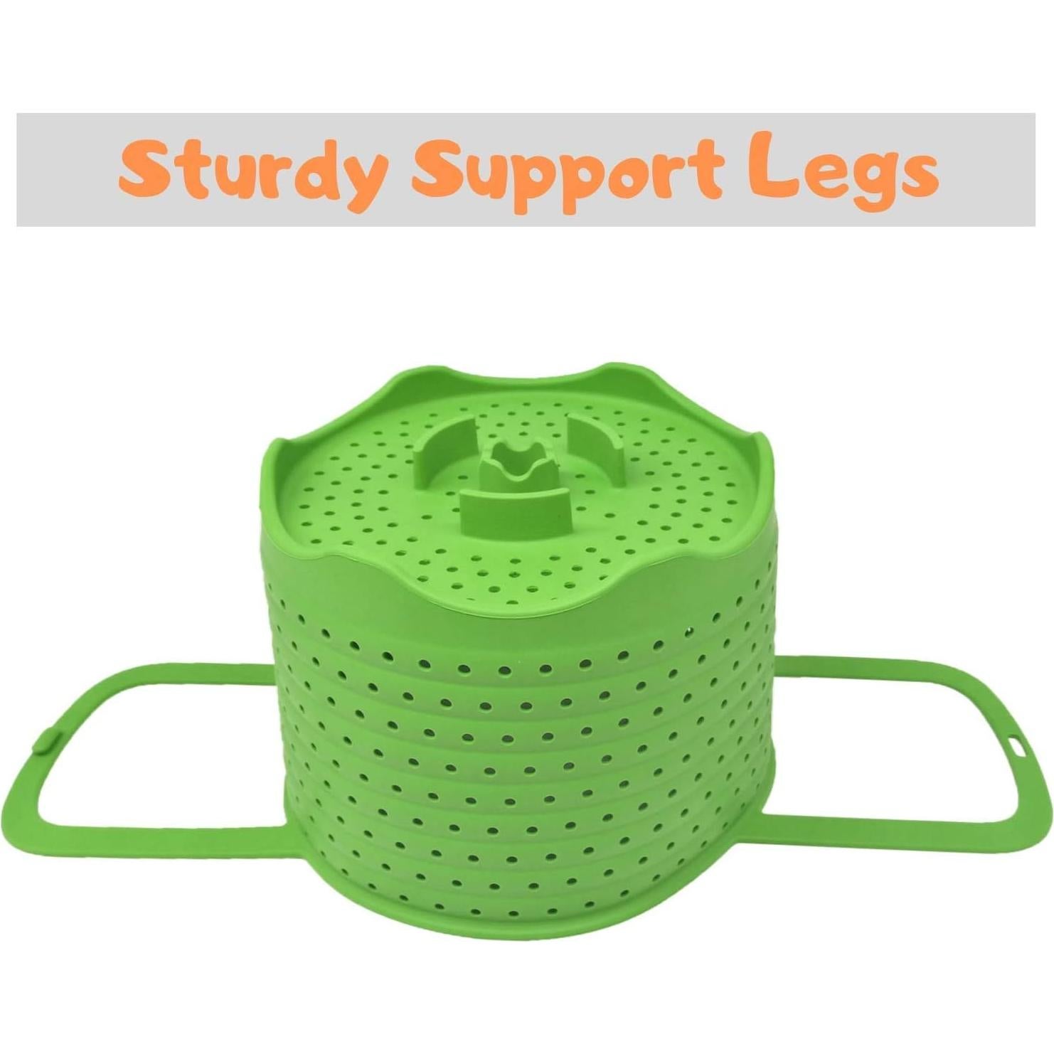 Cesta de Vapor Silicona Silikong 20 cm Plegable Ahorra Espacio