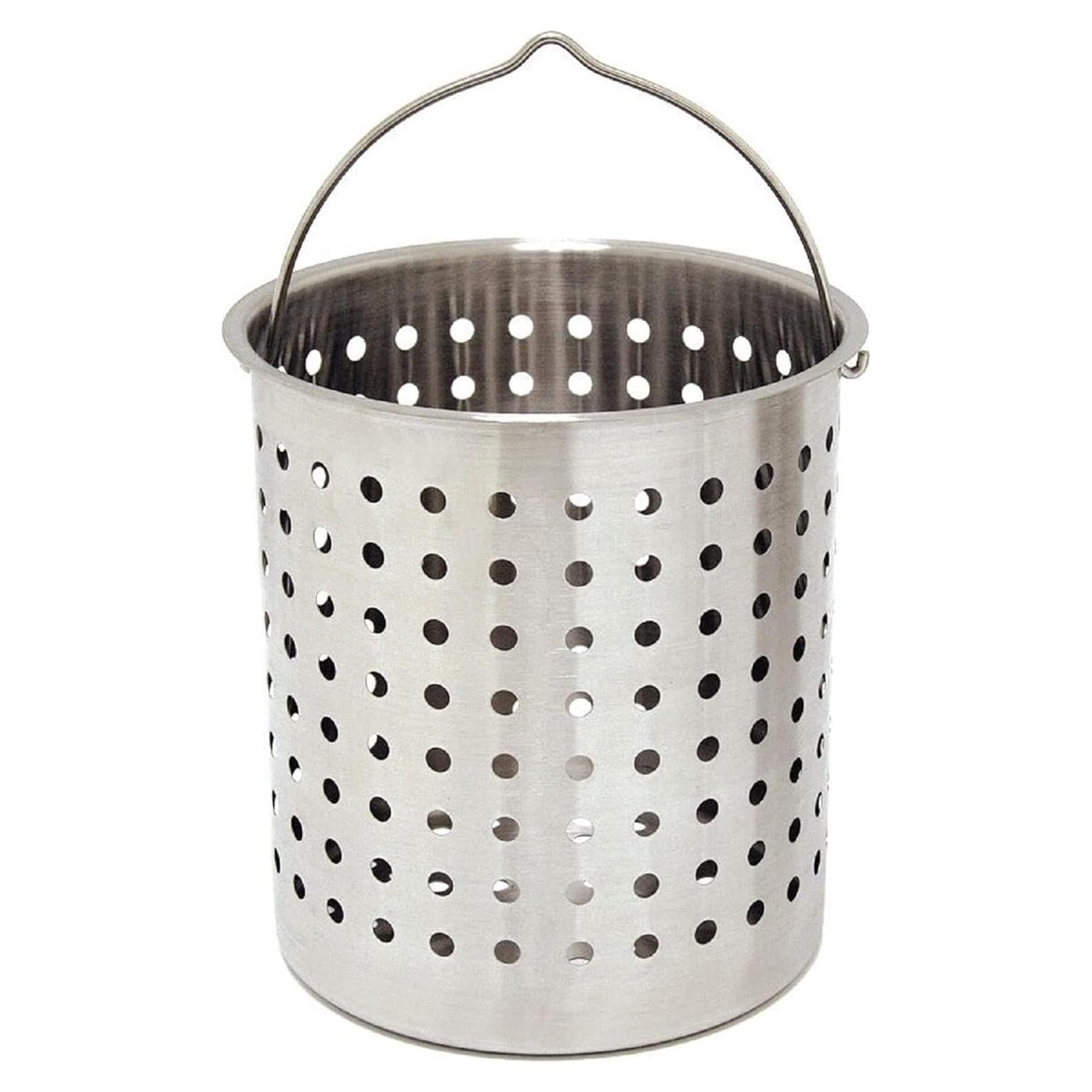 Bayou Classic B300 Perforated Steam, Boil, Fry Accessory Basket. Fits 30-Quart Bayou Classic Turkey Fryers