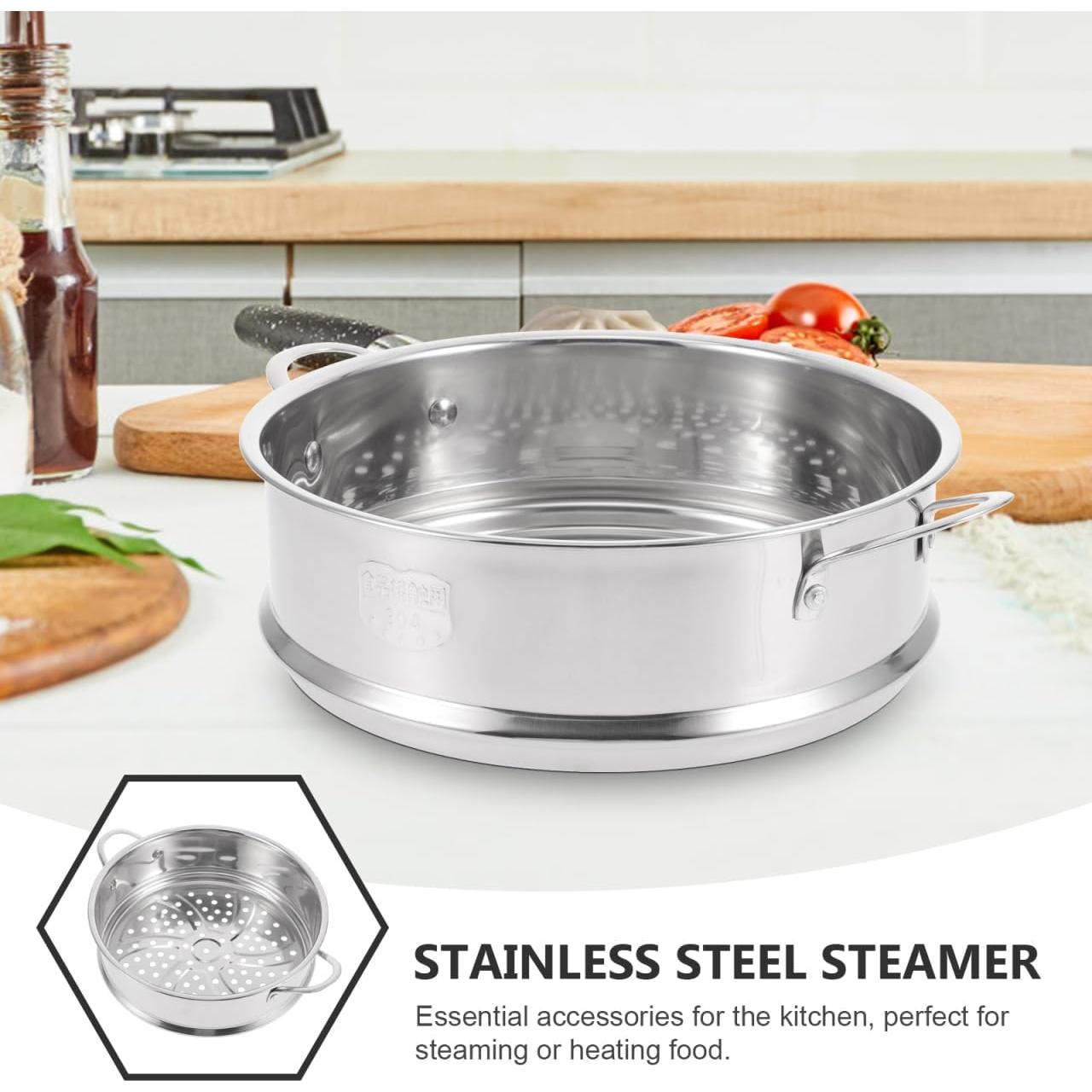 Cesta Vaporera Acero Inoxidable DOITOOL 20cm Multifuncional