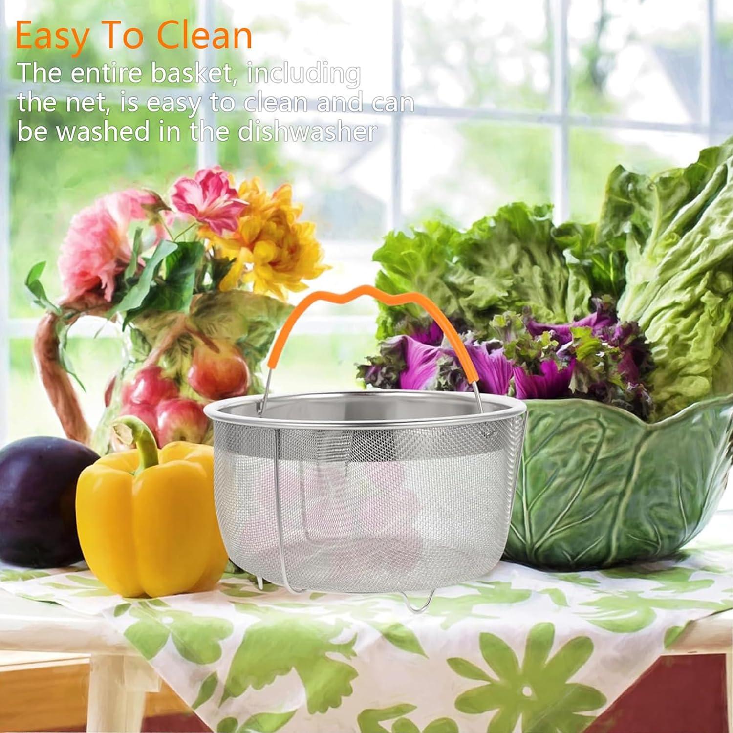 Cesta de Vapor Acero Inoxidable 21.5 cm para Instant Pot