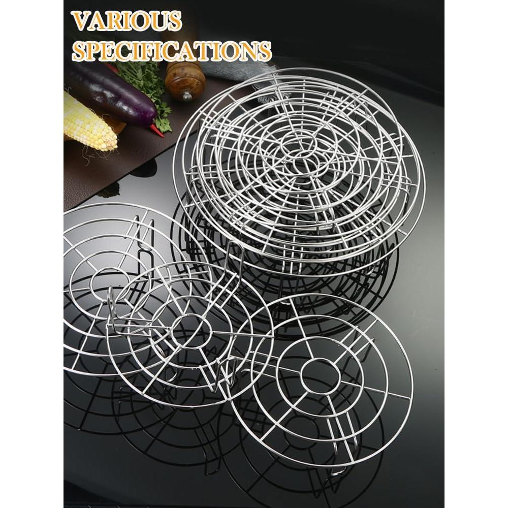 Juego de 2 rejillas de enfriamiento Turbokey 16cm acero inoxidable