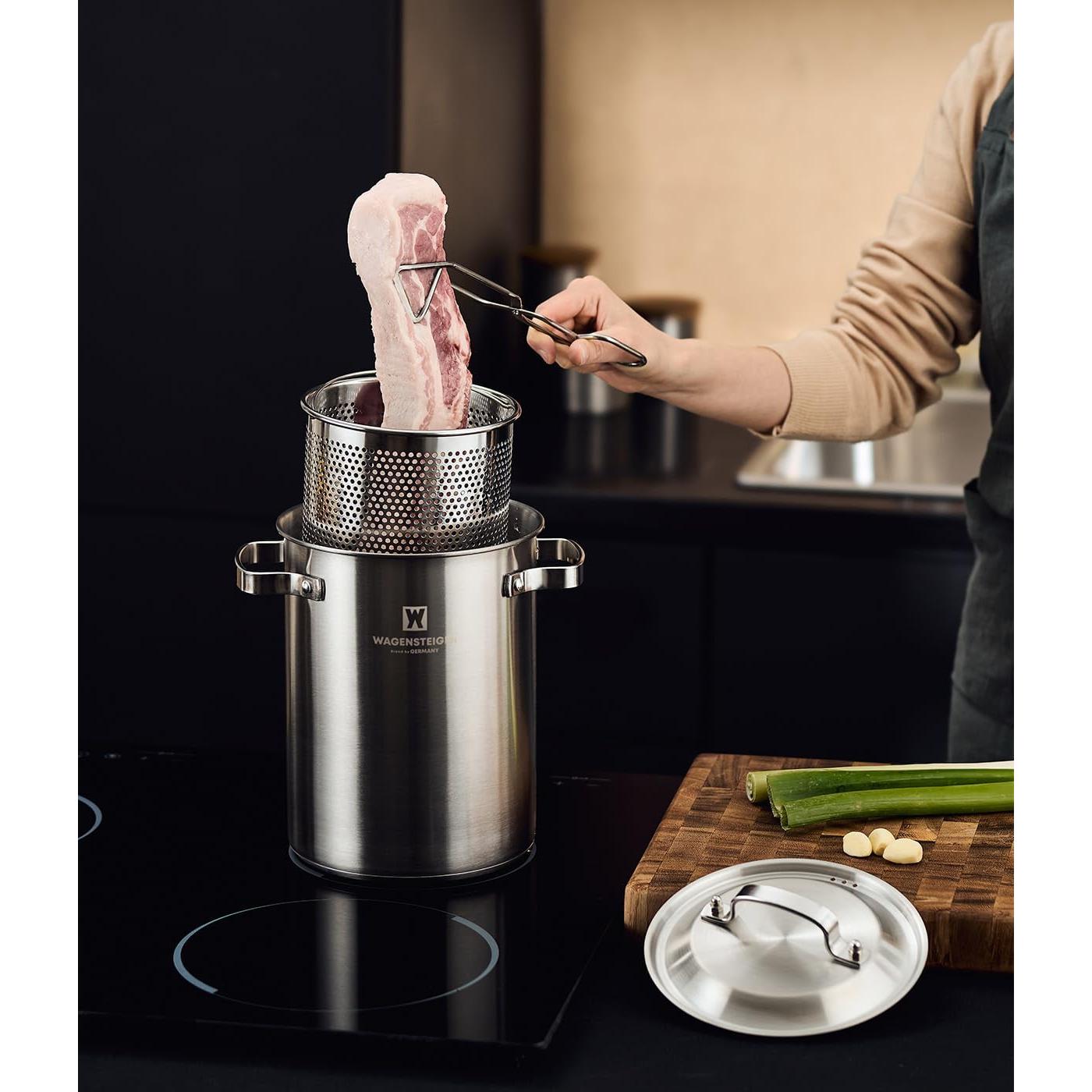 Olla de vapor de acero inoxidable BOTEM 4.3L con cesta