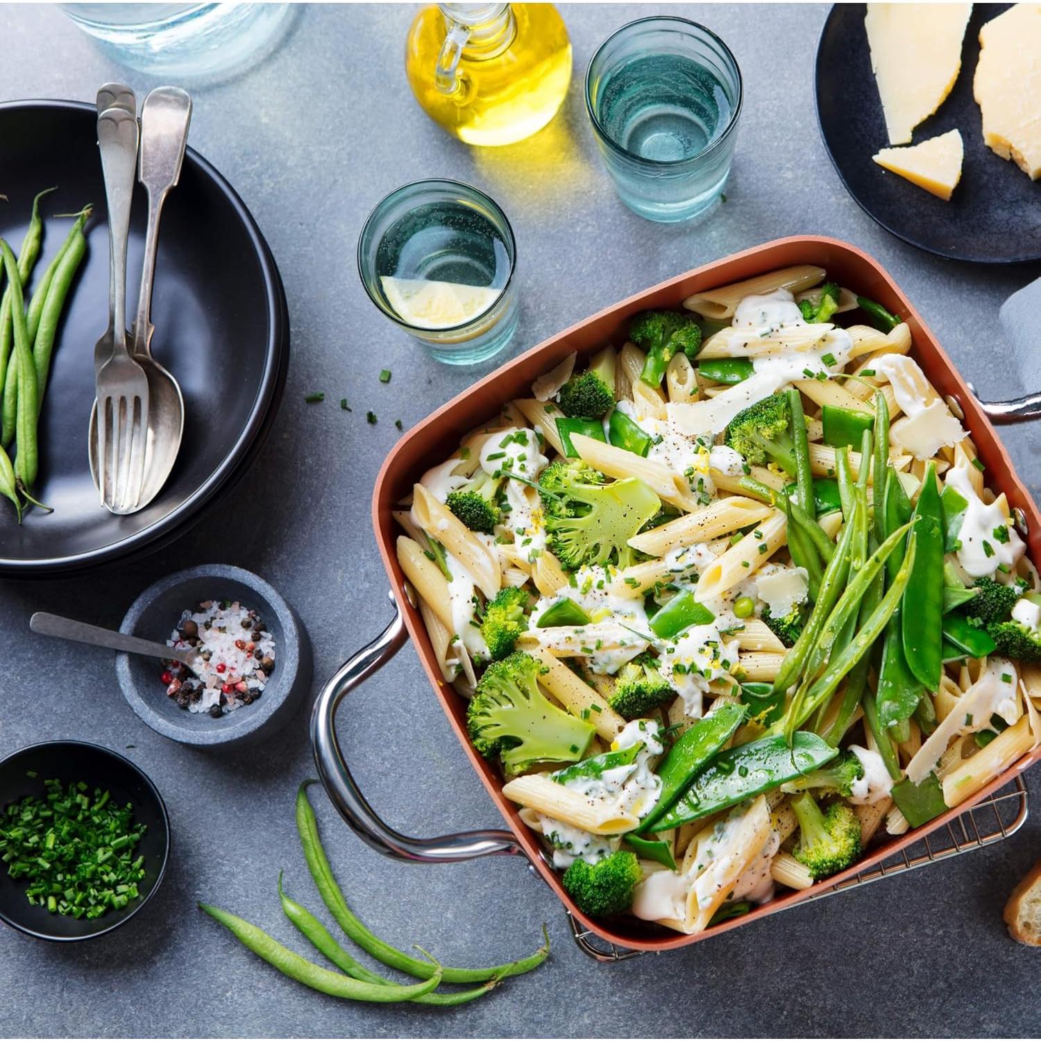 Juego de Utensilios de Cocina Moss & Stone 5 Piezas Cobre