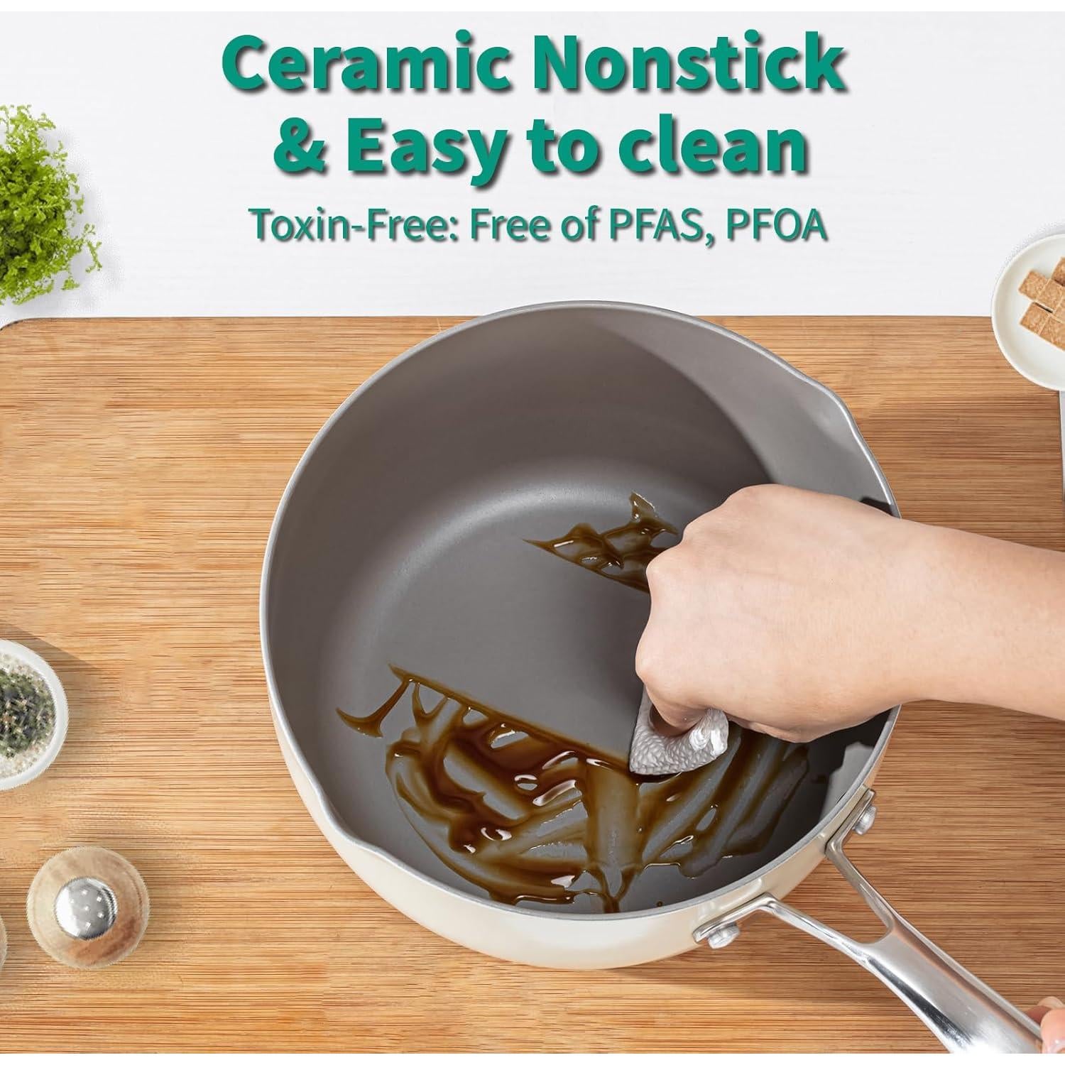 Cacerola SLOTTET 2.5L Acero Inoxidable con Cesta Vapor